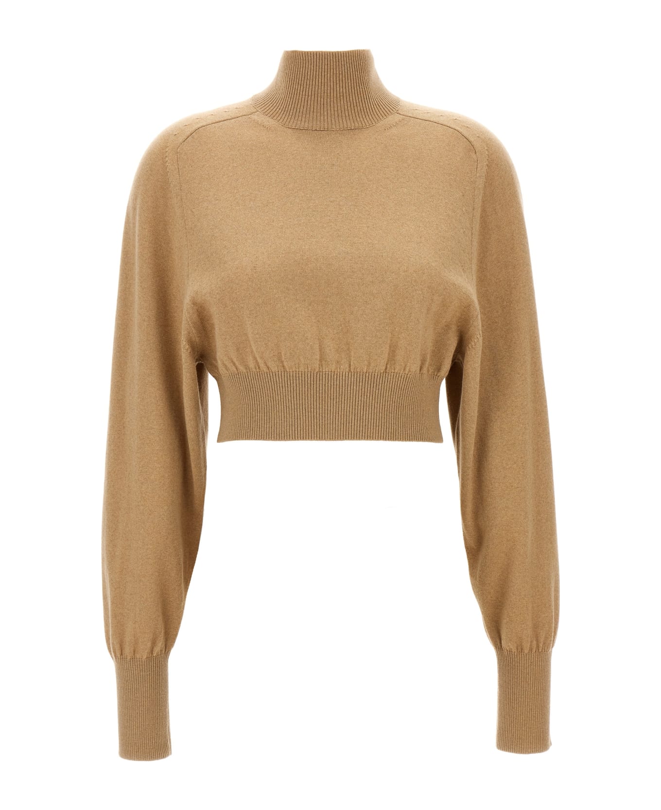 SportMax 
ululato
 Turtleneck Sweater - Beige