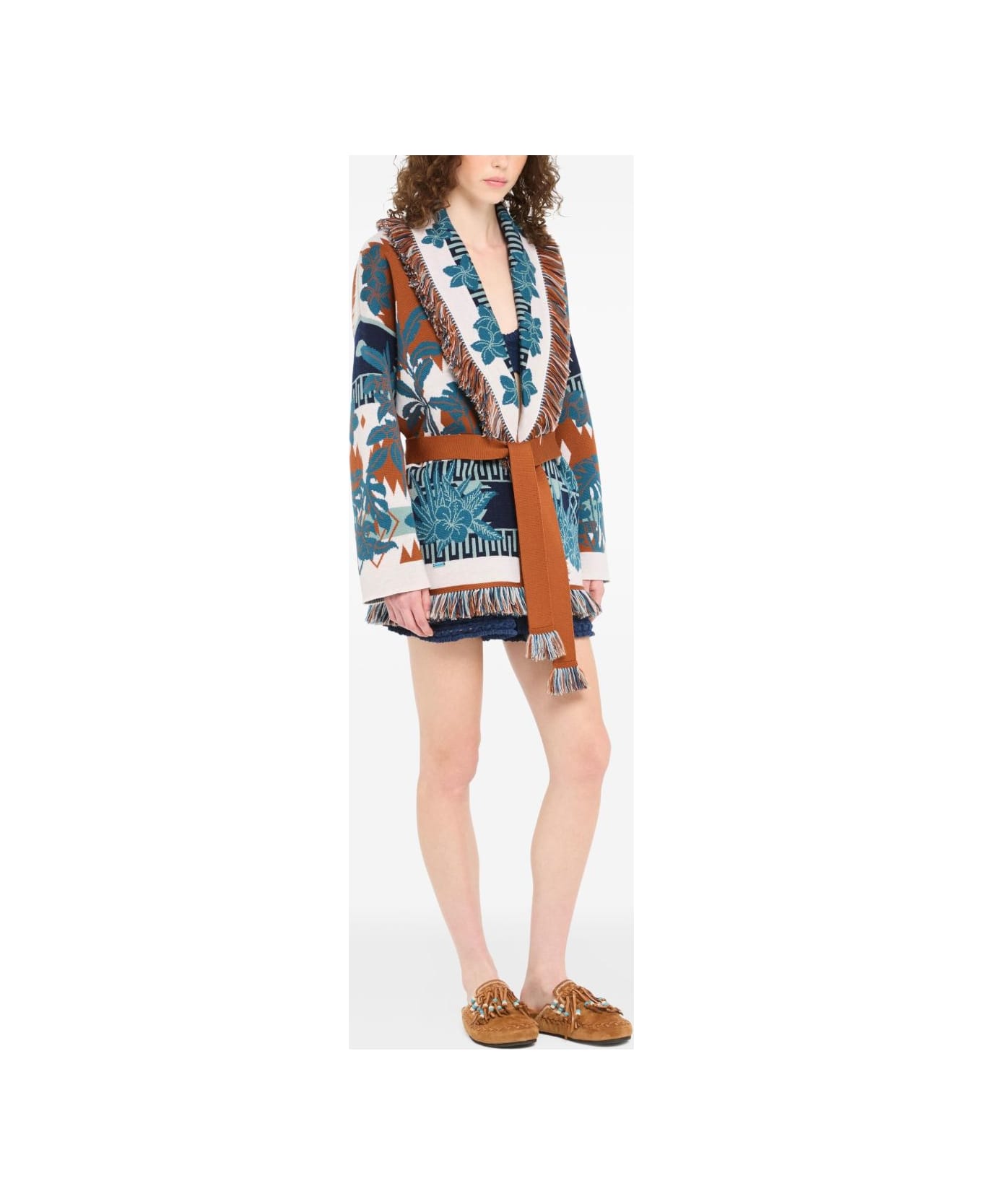 Alanui Island Soul Wool Cardigan - MultiColour