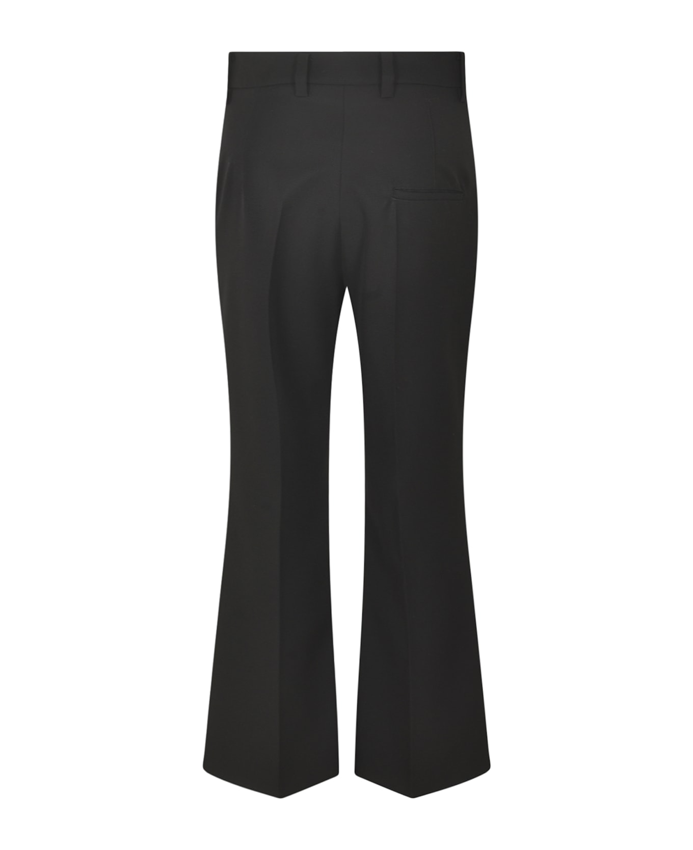 Sofie d'Hoore Flare Cuffs Plain Trousers - Black