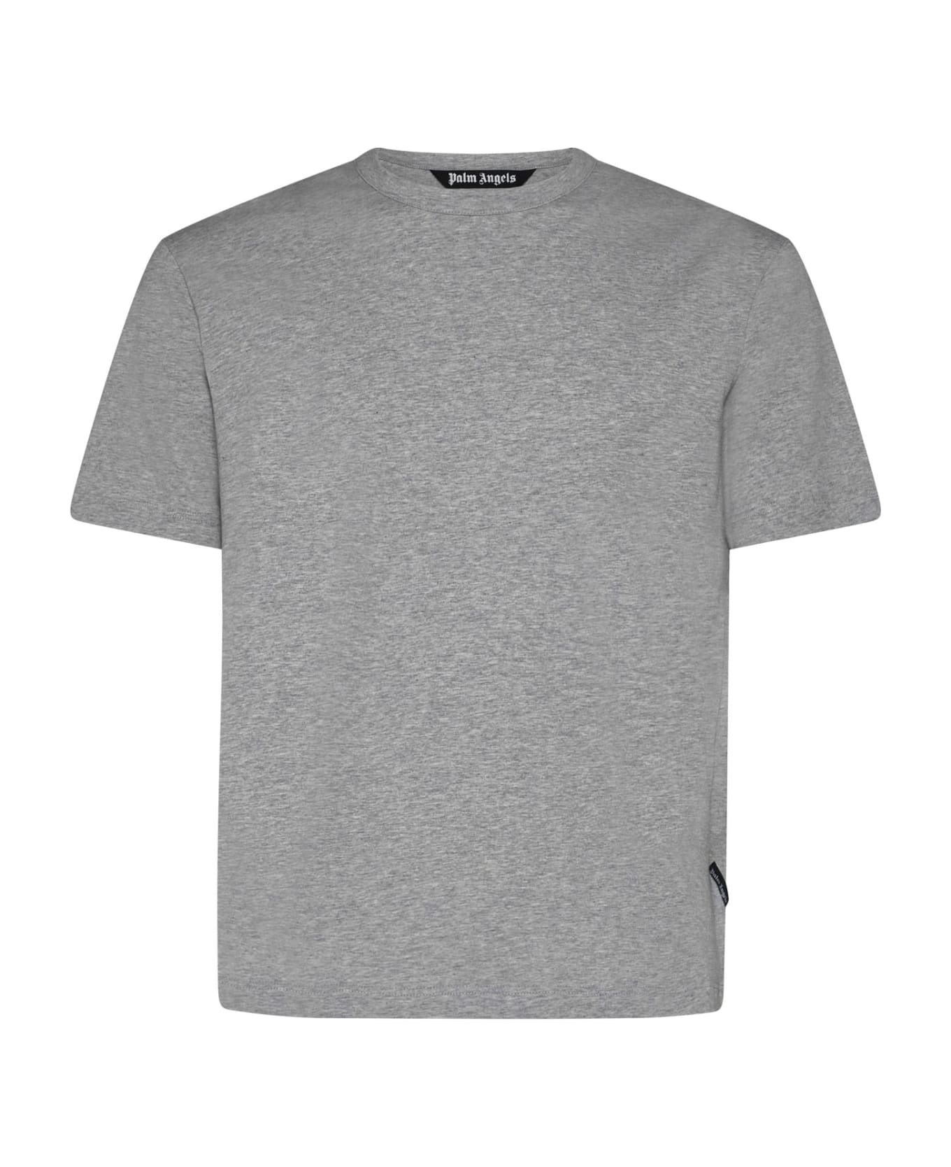 Palm Angels Round Neck T-shirt - Melange grey