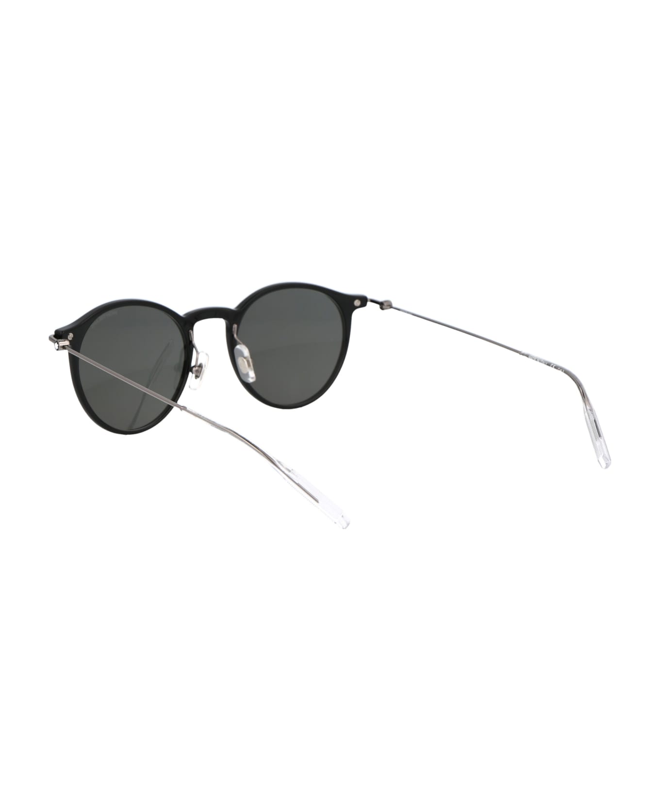 Montblanc Mb0097s Sunglasses - 005 BLACK RUTHENIUM GREY