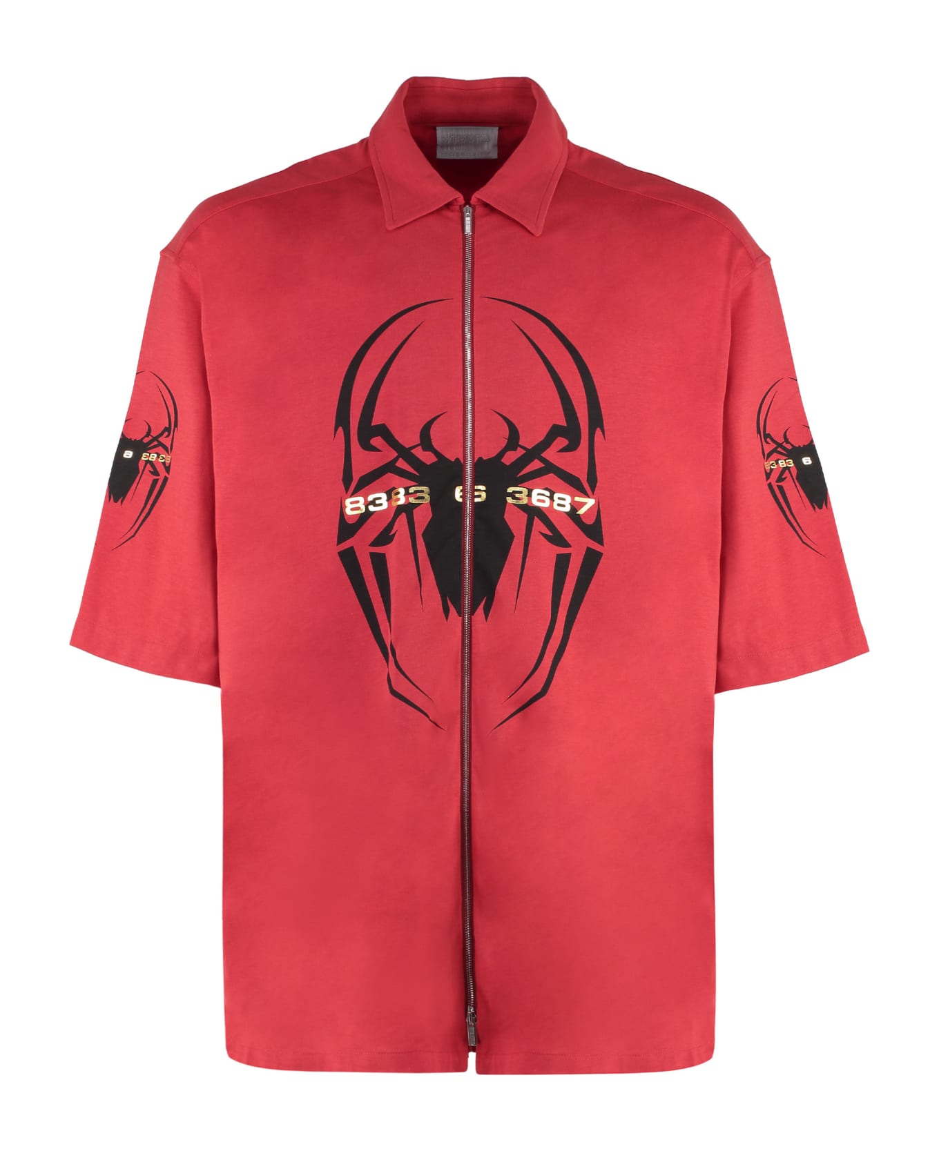 VETEMENTS Spider Cotton T-shirt - red