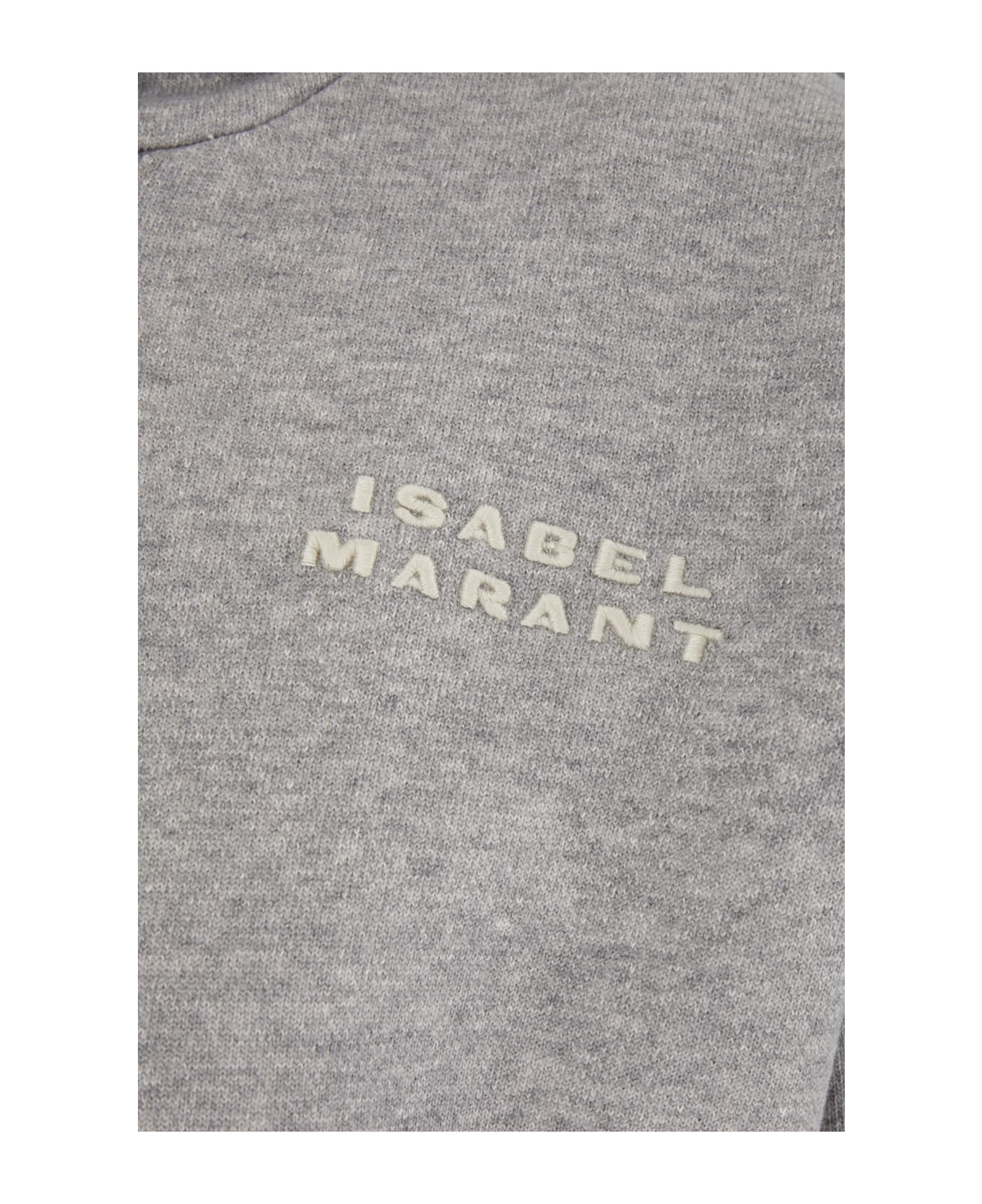 Grey Cotton Blend Sweatshirt