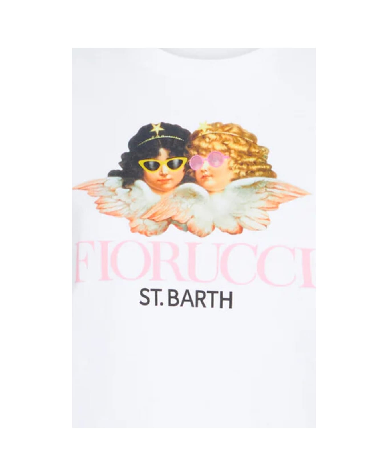 MC2 Saint Barth Cotton Crew Neck T-shirt - Fiorucci Angels
