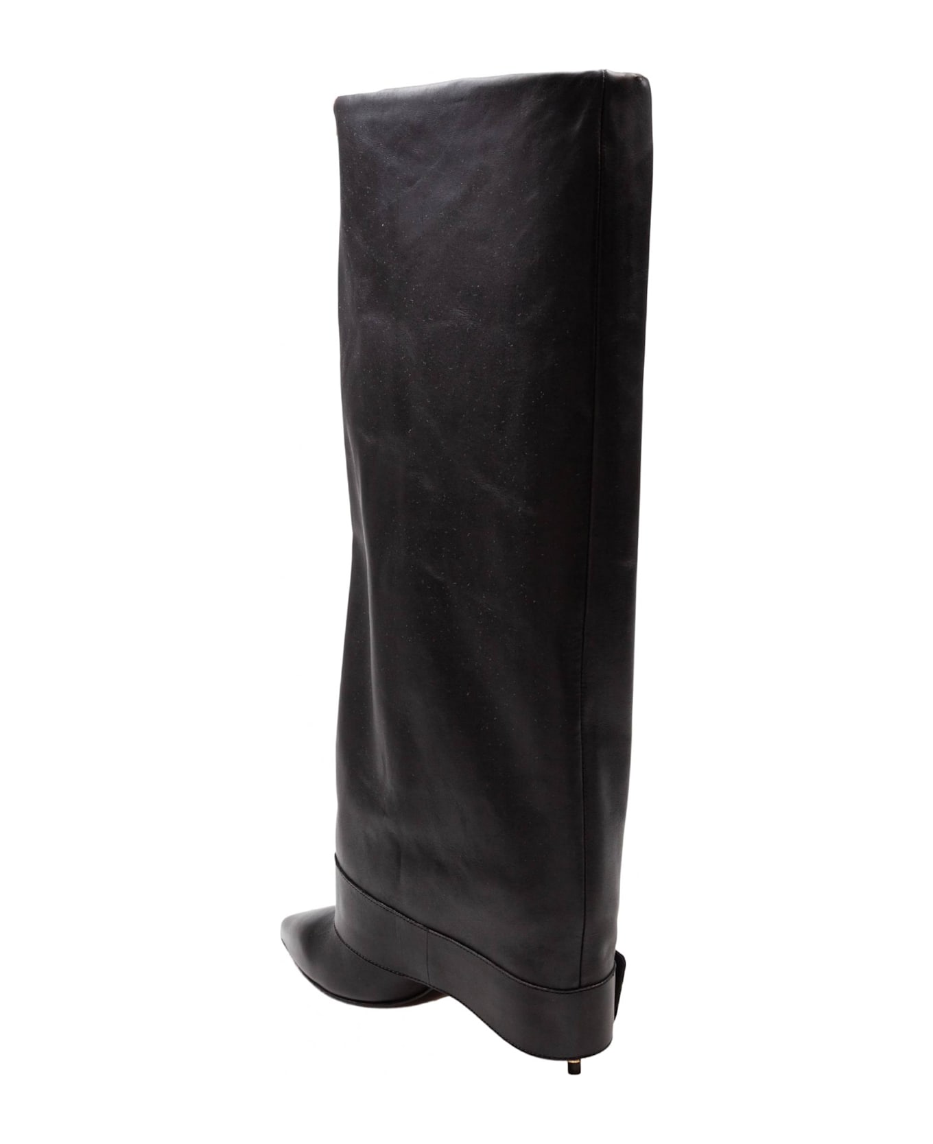 Balmain Boot Anthem-calfskin - Noir