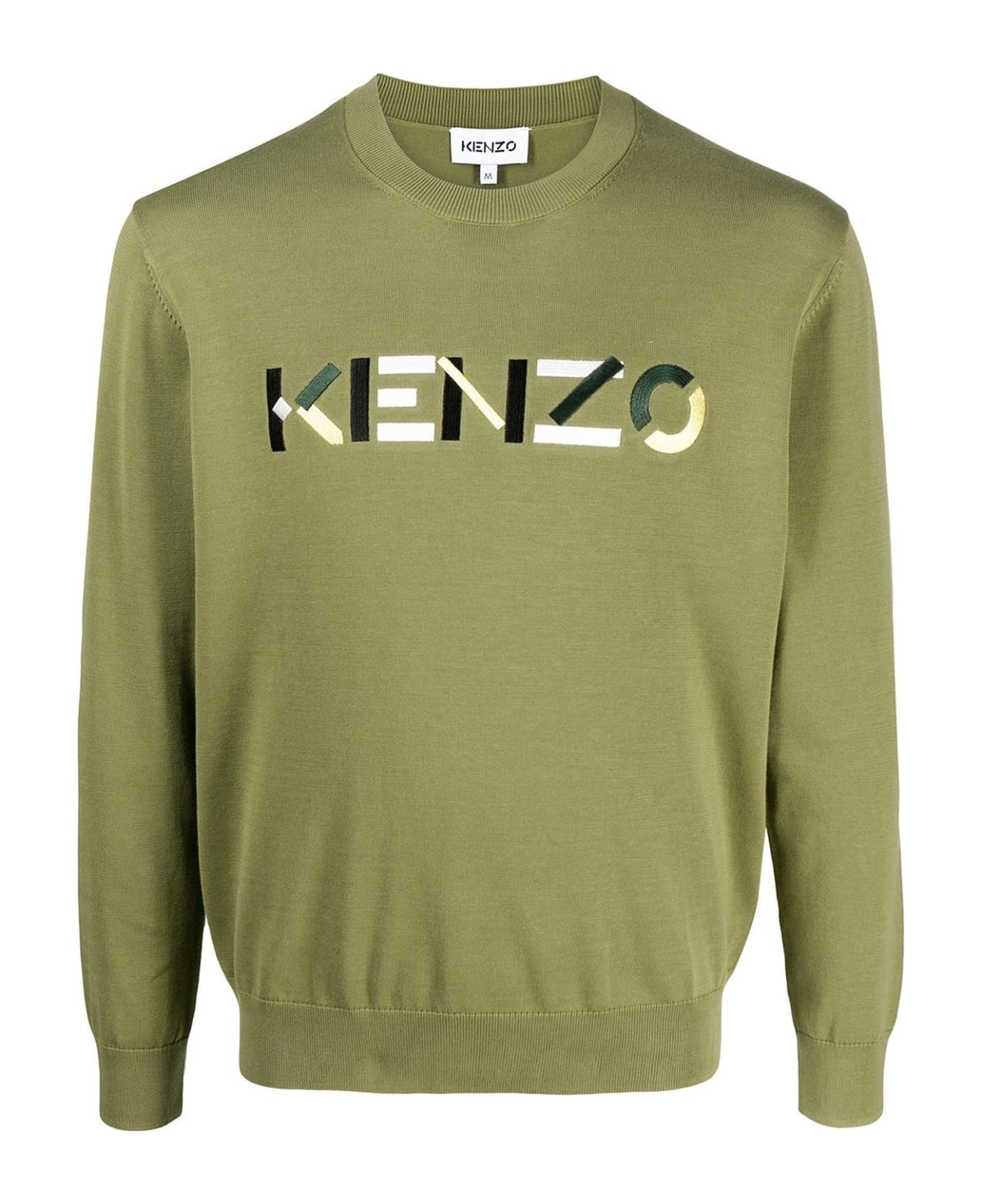 Kenzo Logo Sweater - Green フリース