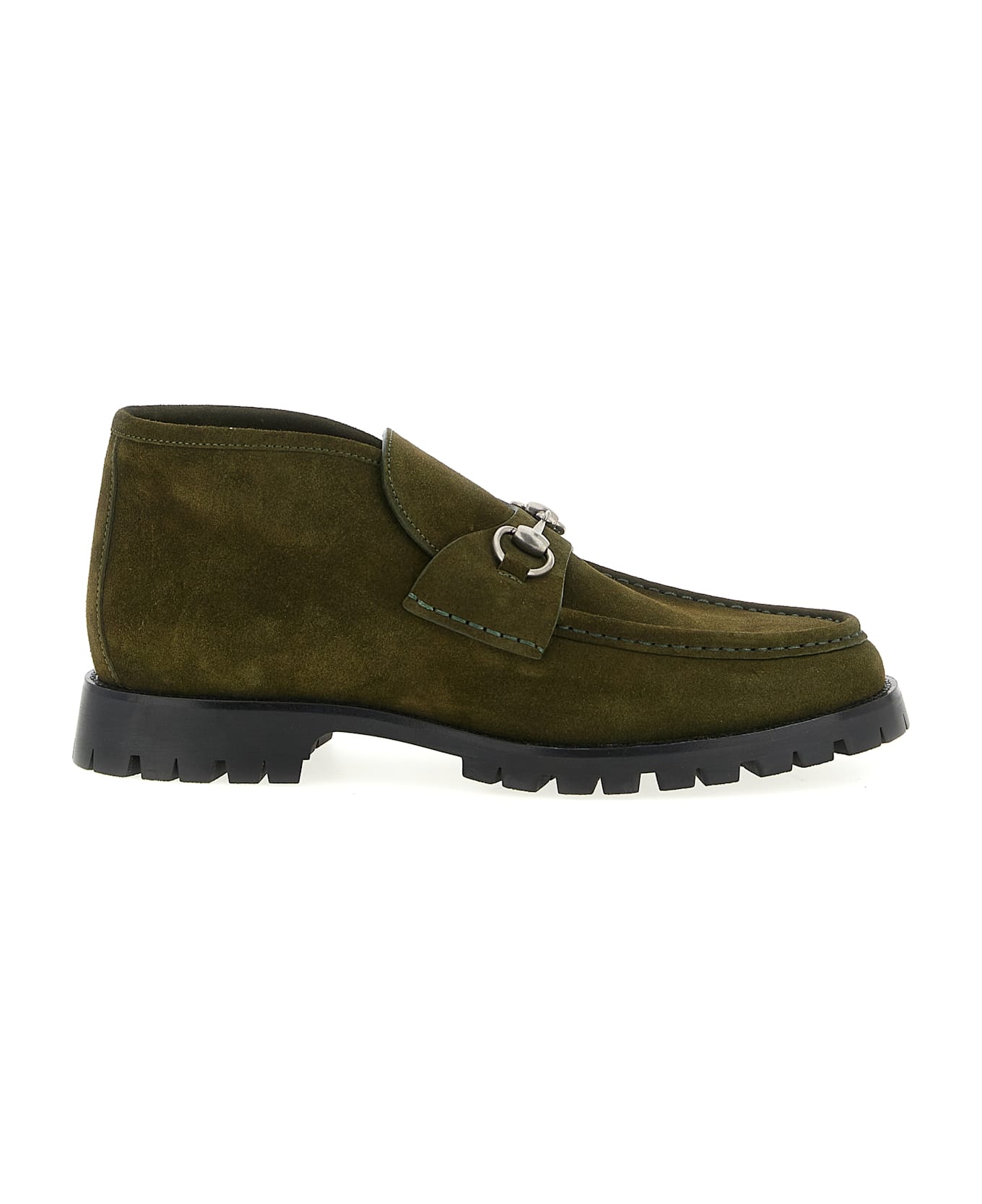 Gucci Horsebit Ankle Boots - Green