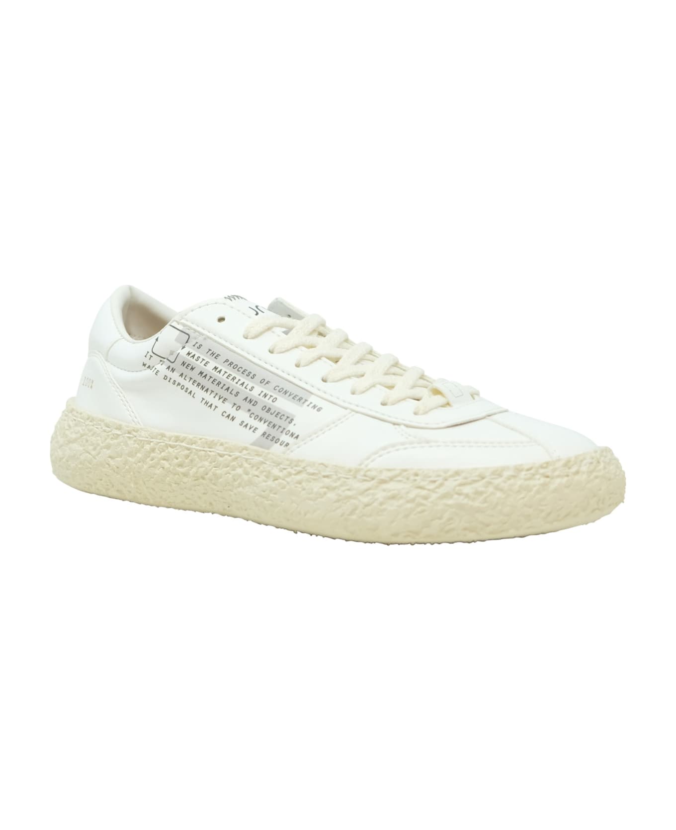 Puraai Leather Sneakers - WHITE