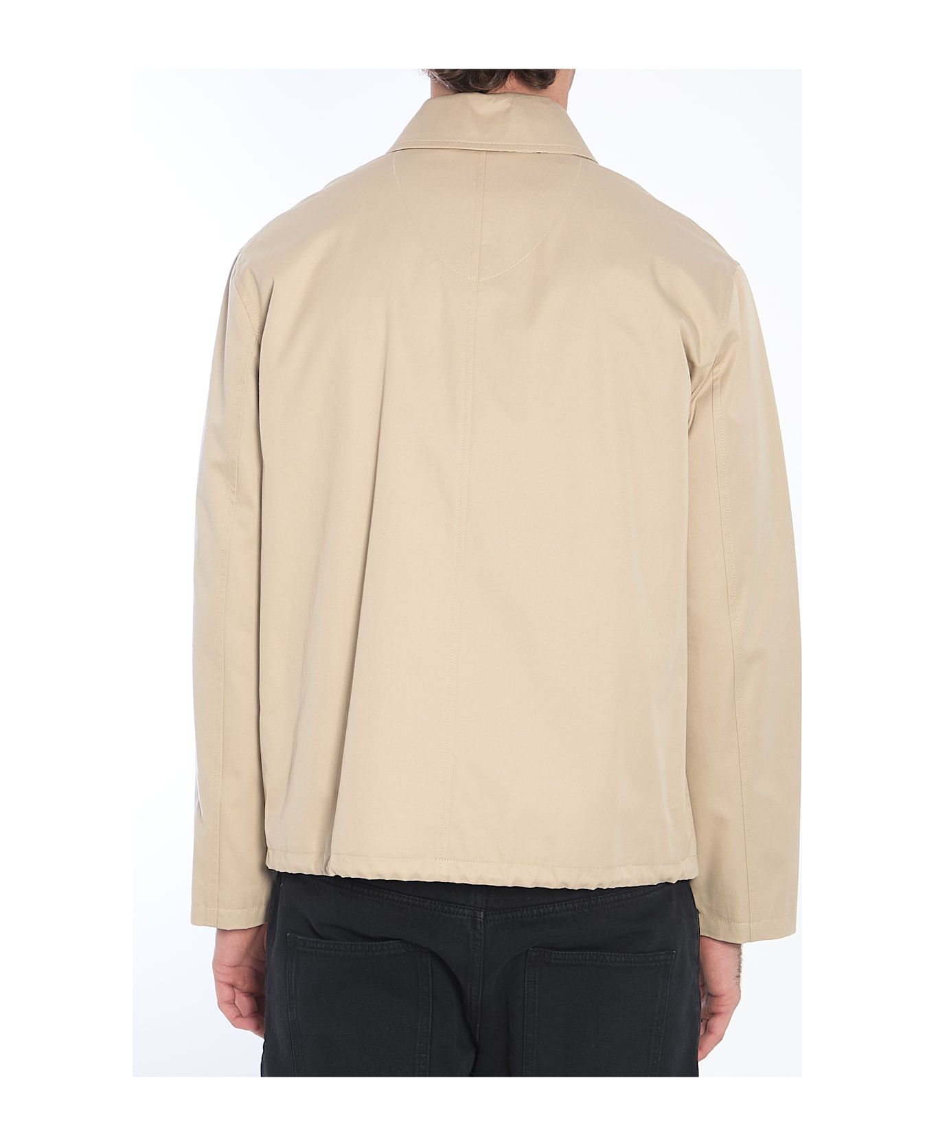 Burberry Cappuccino Gabardine Jacket - Beige