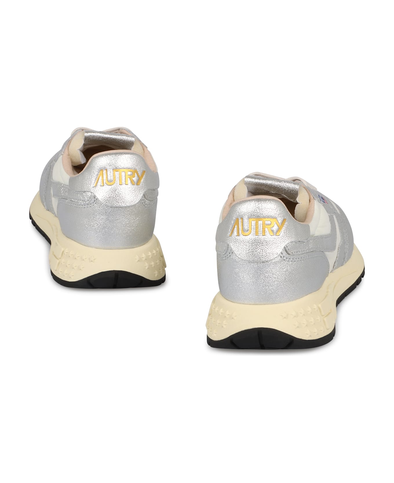 Autry Reelwind Low-top Sneakers - Wht/silv
