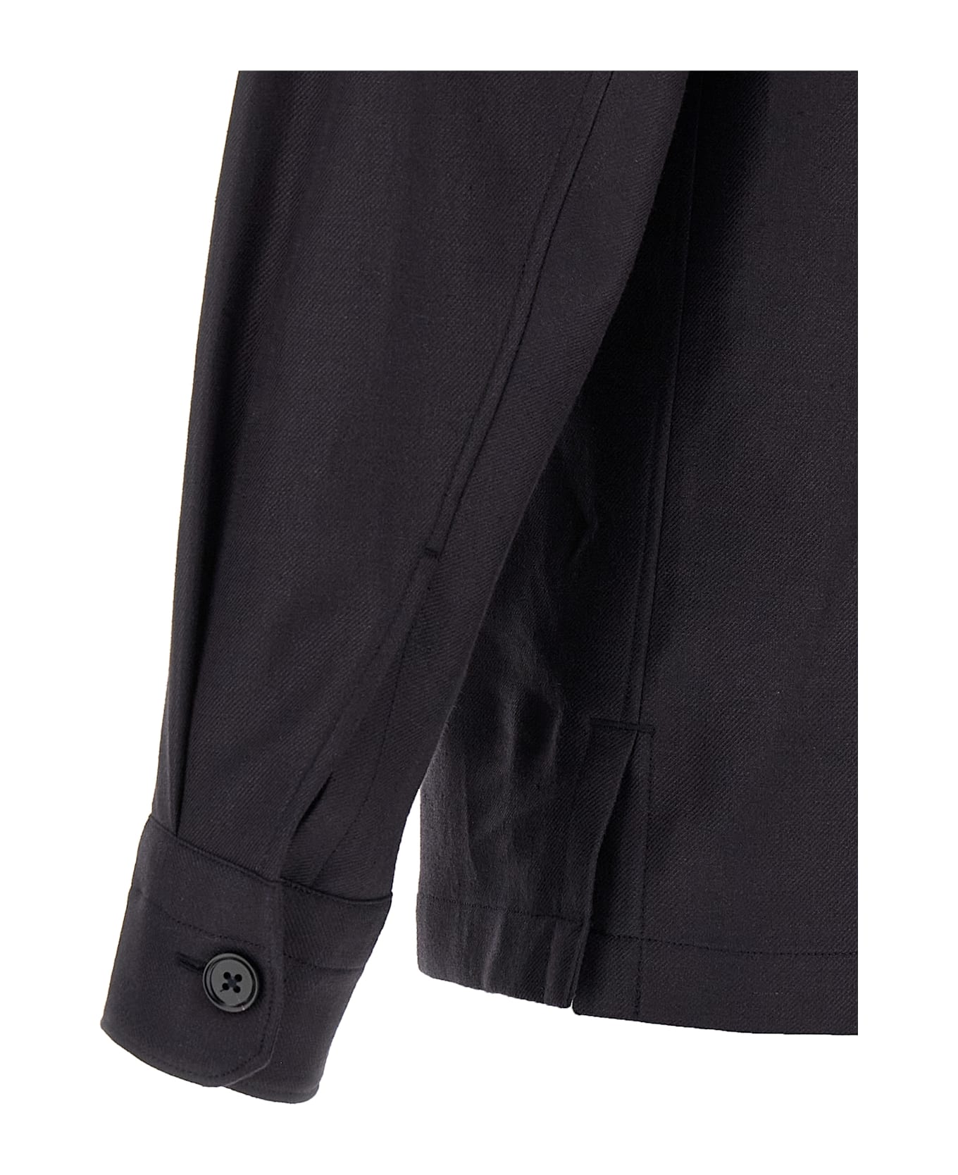 Zegna Oasi Lino Overshirt - Blue