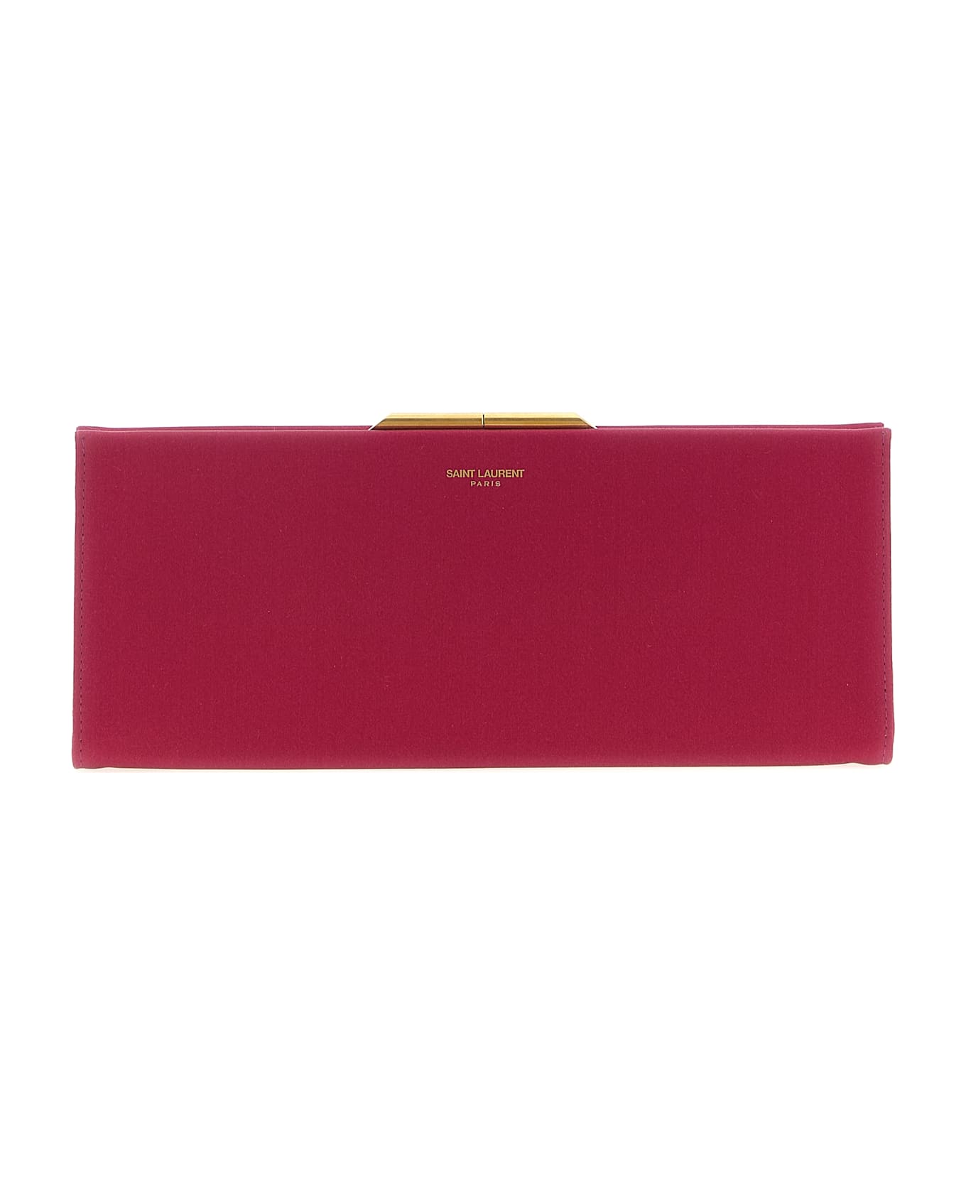 Saint Laurent 
midnight Piccola
 Clutch - Fuchsia