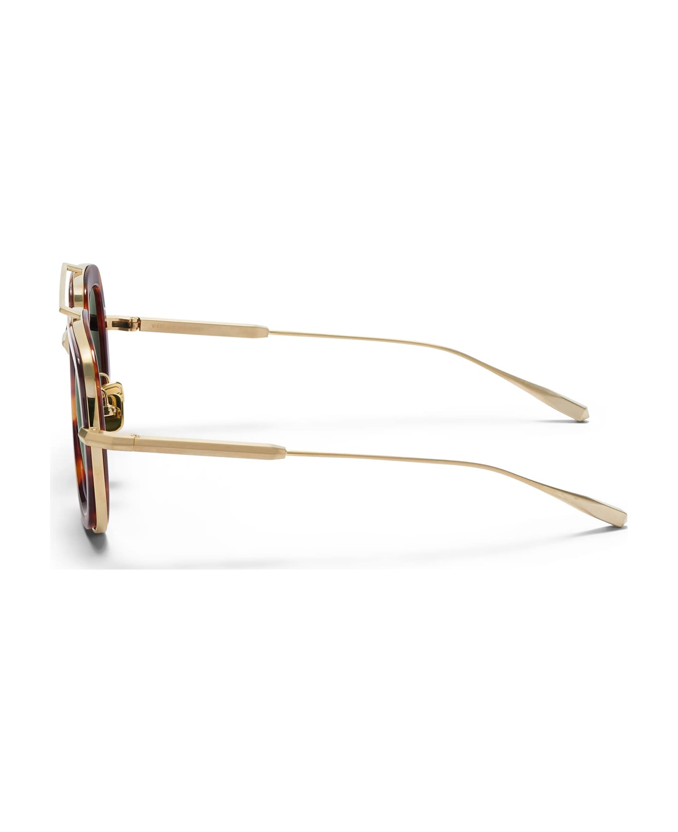 Valentino Eyewear V-lstory - Honey Tortoise / Light Gold Sunglasses - Gold