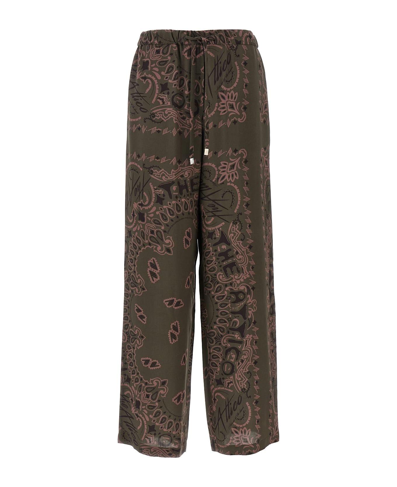 The Attico 
bandana
 Print Pants - Green