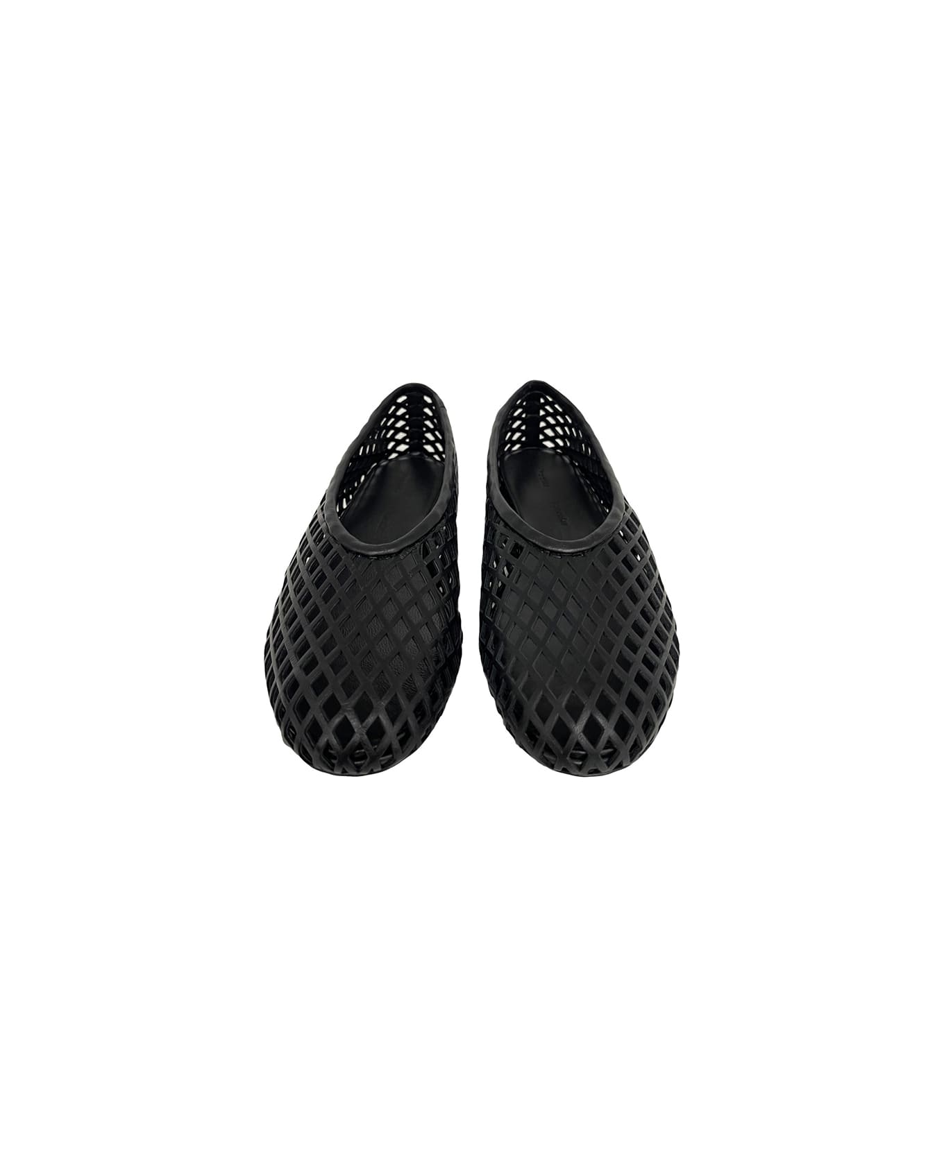 Proenza Schouler Perforated Ballerina Flat - Black