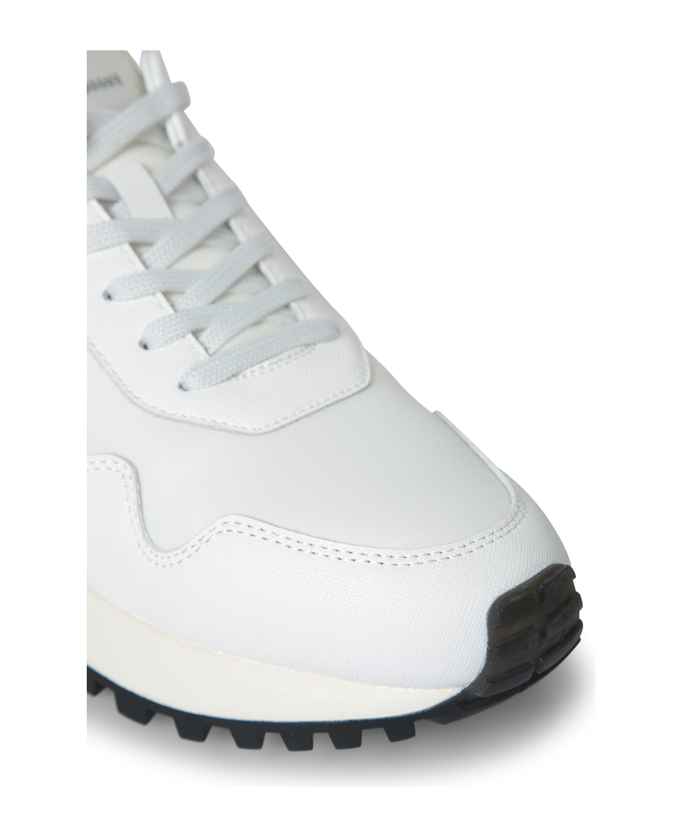 Emporio Armani Sustainability Values Lace-up Sneakers - Bianco