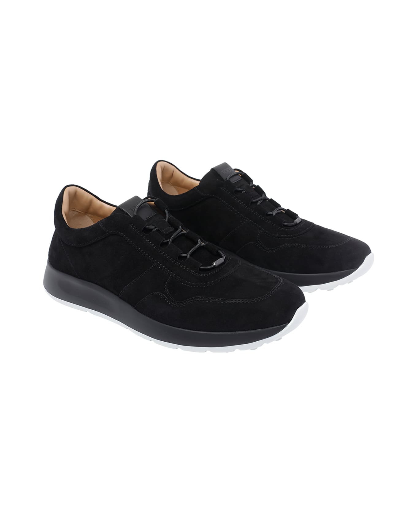 Tod
s Red Dot Sneakers - Black