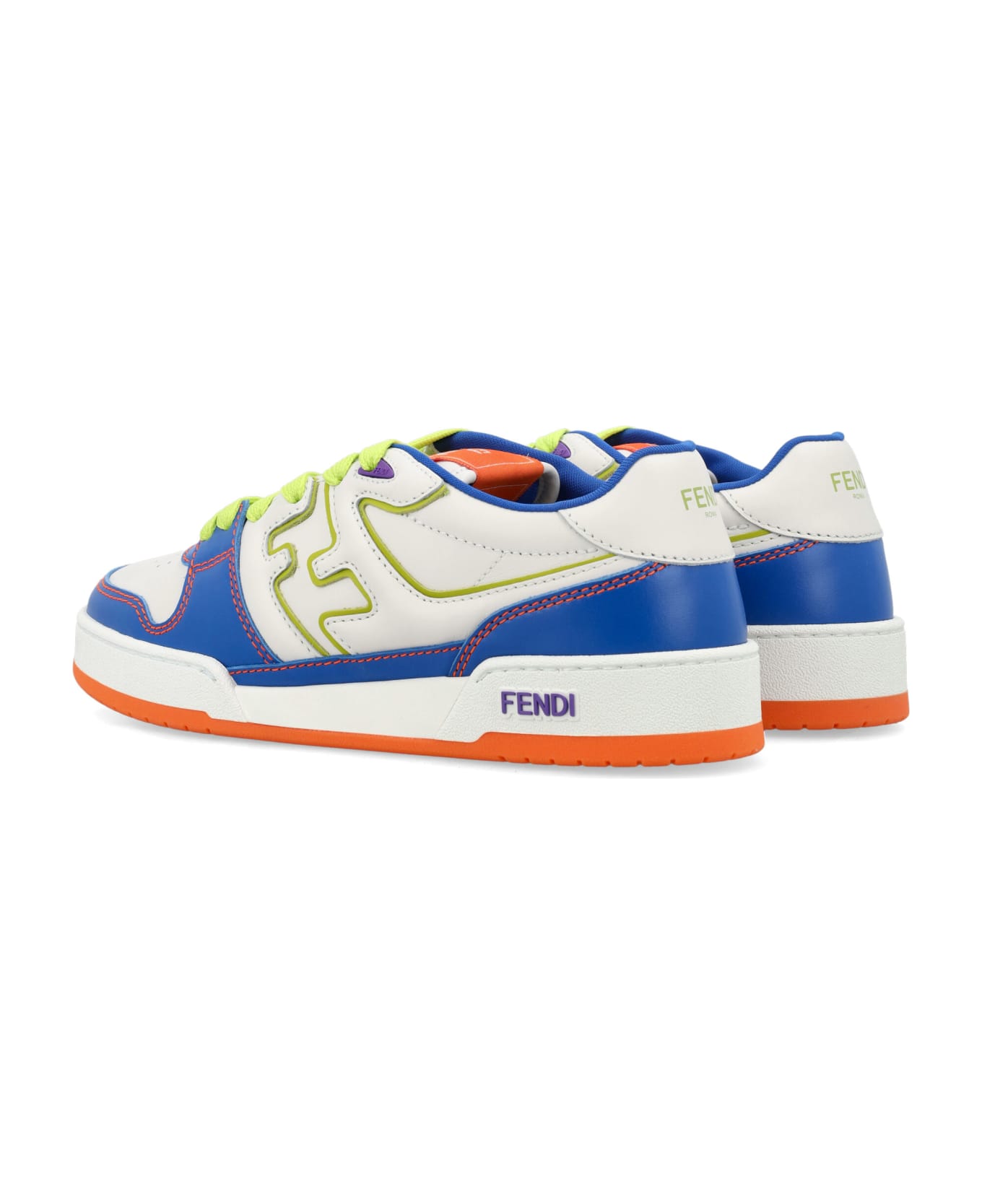 Fendi Match Woman Sneakers - BLUET+BIAN+WASAB+VER