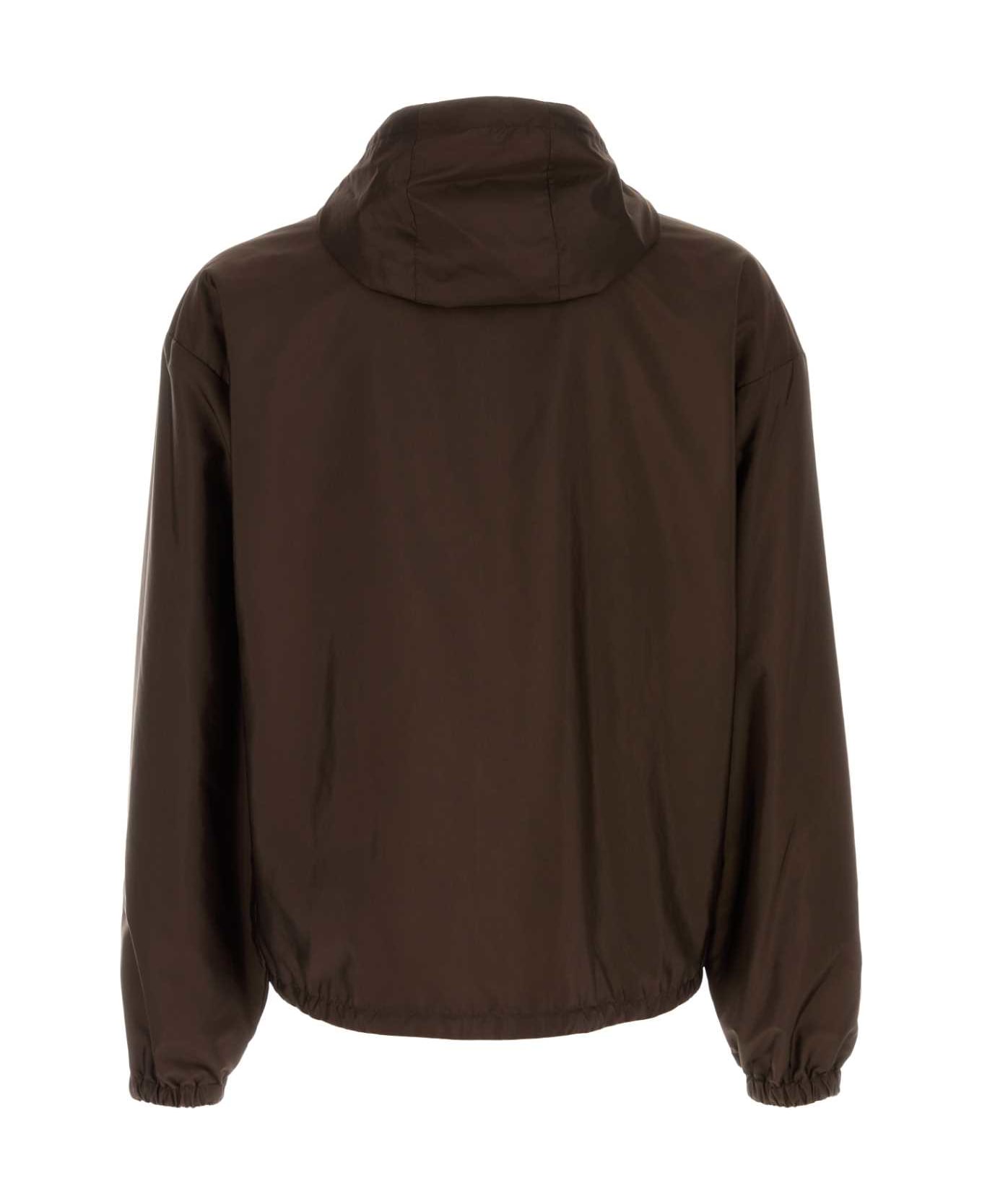 Prada Brown Re-nylon Reversibile Jacket - CACAO+FERRO