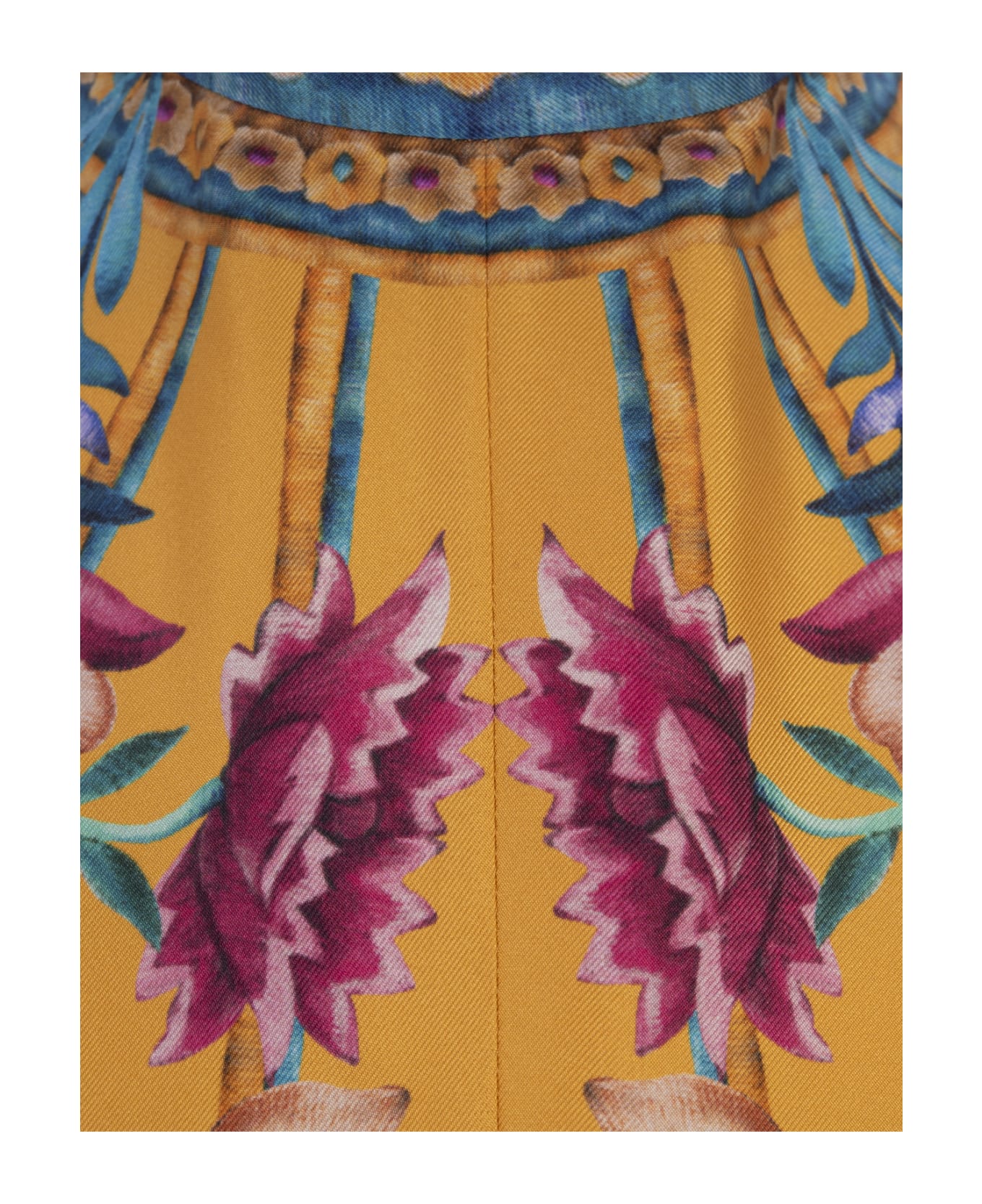 La DoubleJ Magnifico Dress In Zodiac Placée Marigold Silk Twill - Multicolour ジャンプスーツ