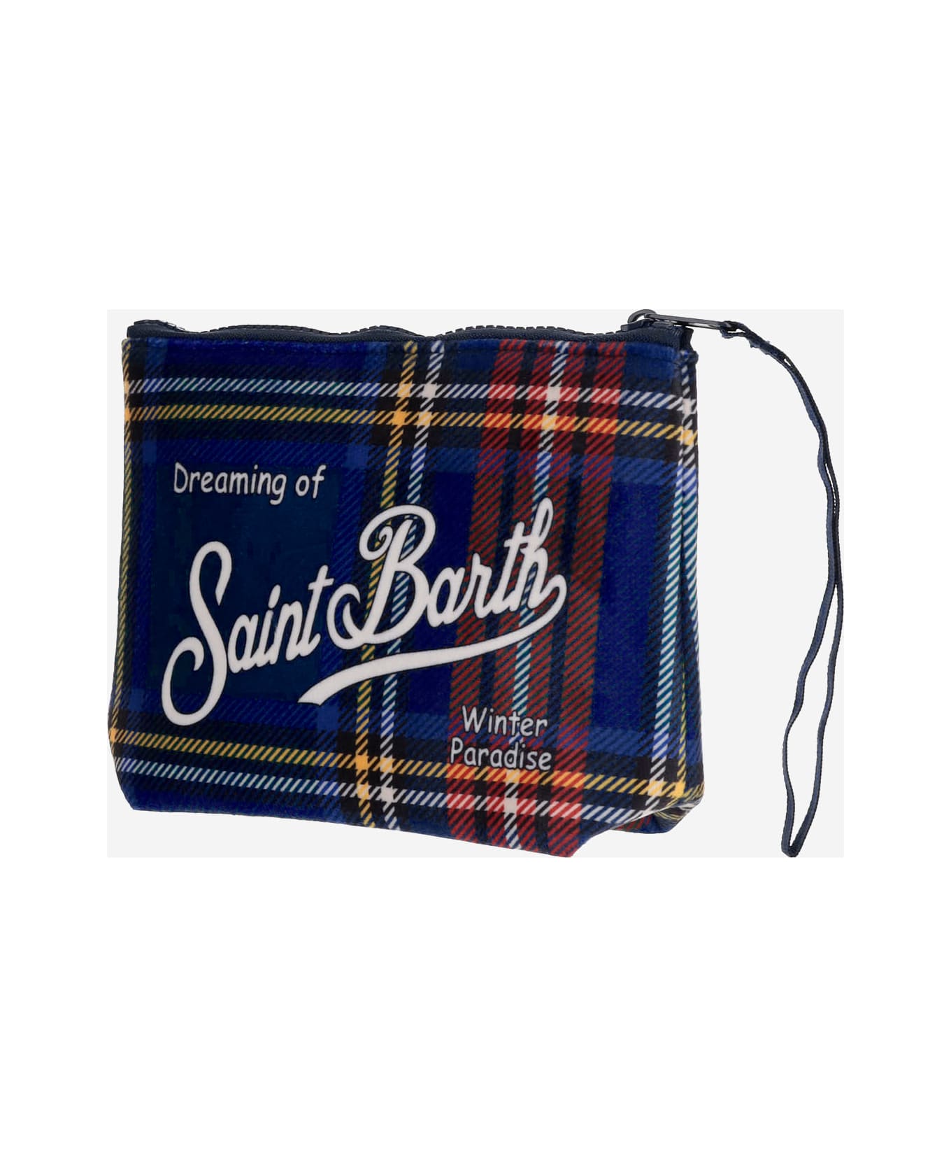 MC2 Saint Barth Aline Clutch Bag With Logo - Red