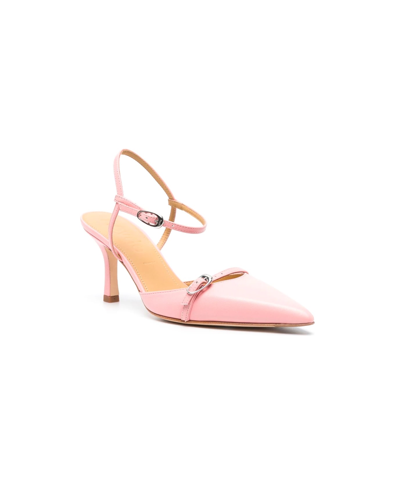 aeyde Medium Heeled Sandals - Pink