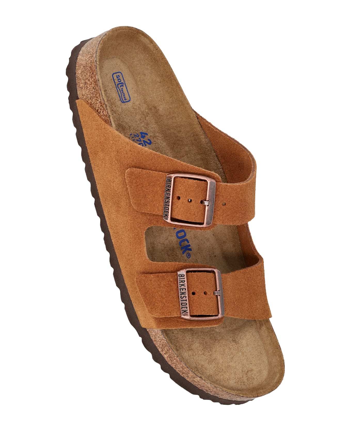 Birkenstock Suede Arizona Sandals Mink Brown - MINK