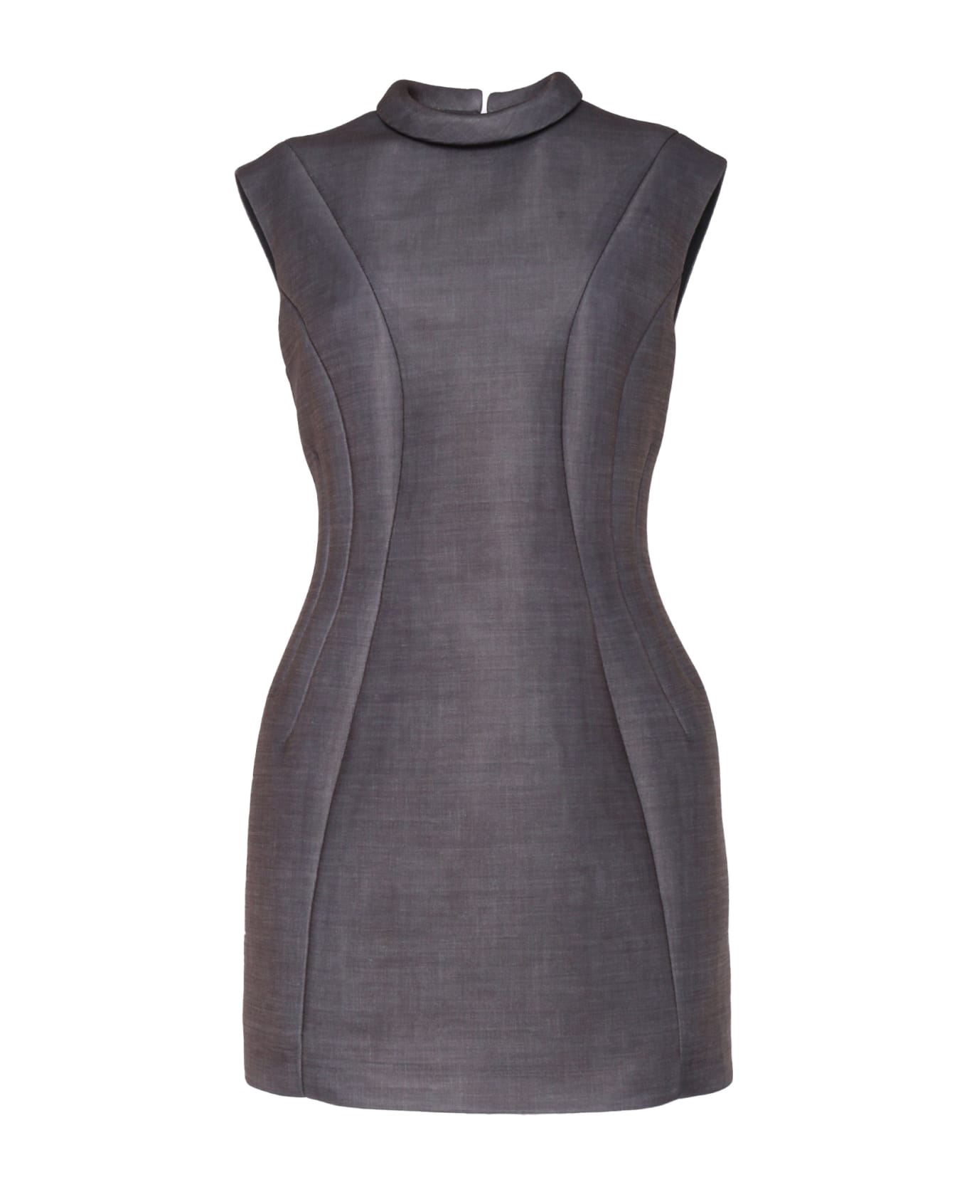Philosophy di Lorenzo Serafini Gray Mini Dress - GREY