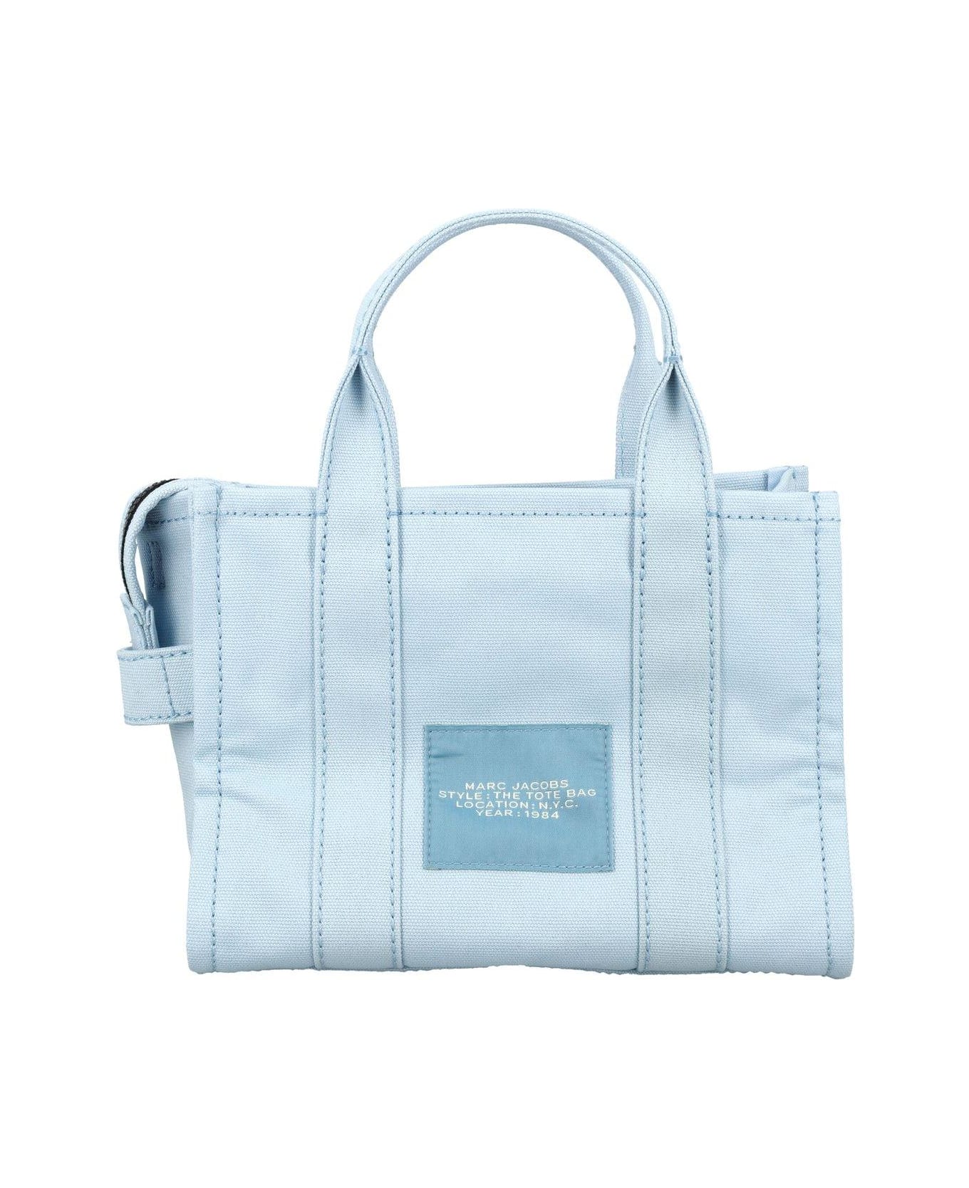 Marc Jacobs 'tote' Small Light Blue Canvas Bag - CLOUDBLUE
