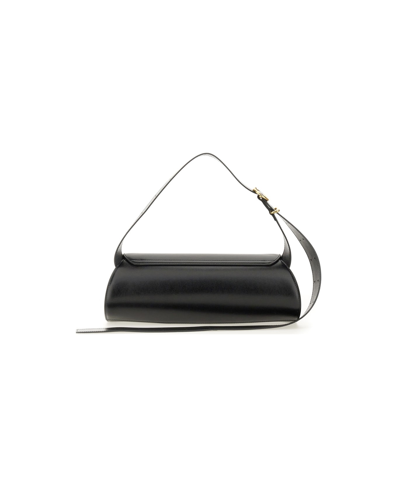 Jil Sander Borsa "cannolo" Large - BLACK