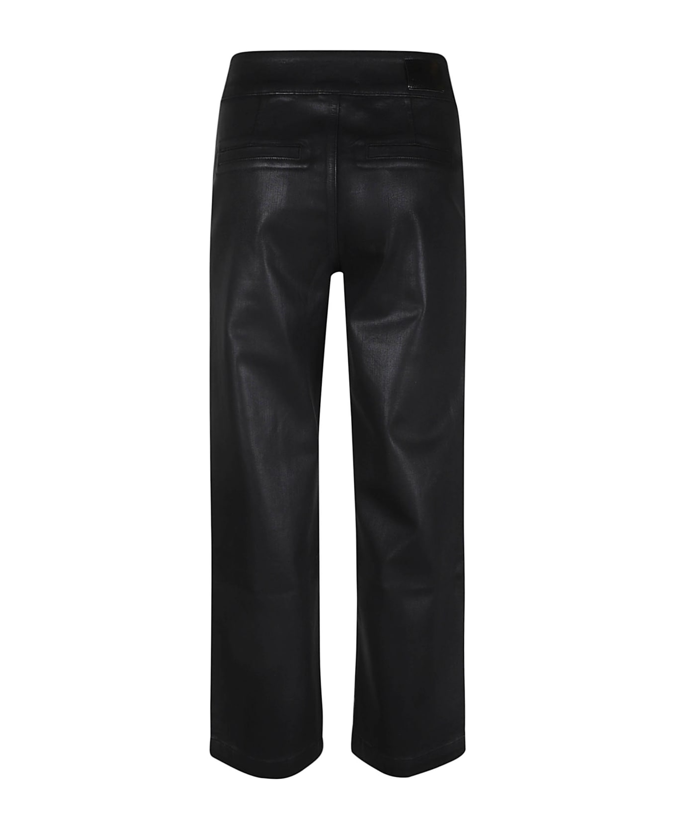Paige Straight Trousers - Nero