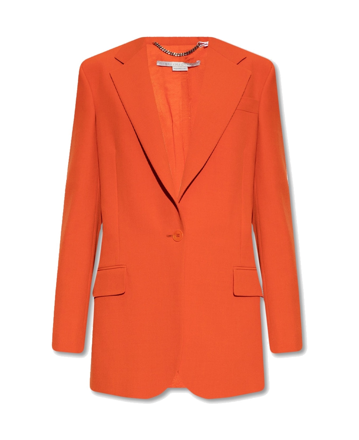 Stella McCartney Wool Blend Blazer - Orange