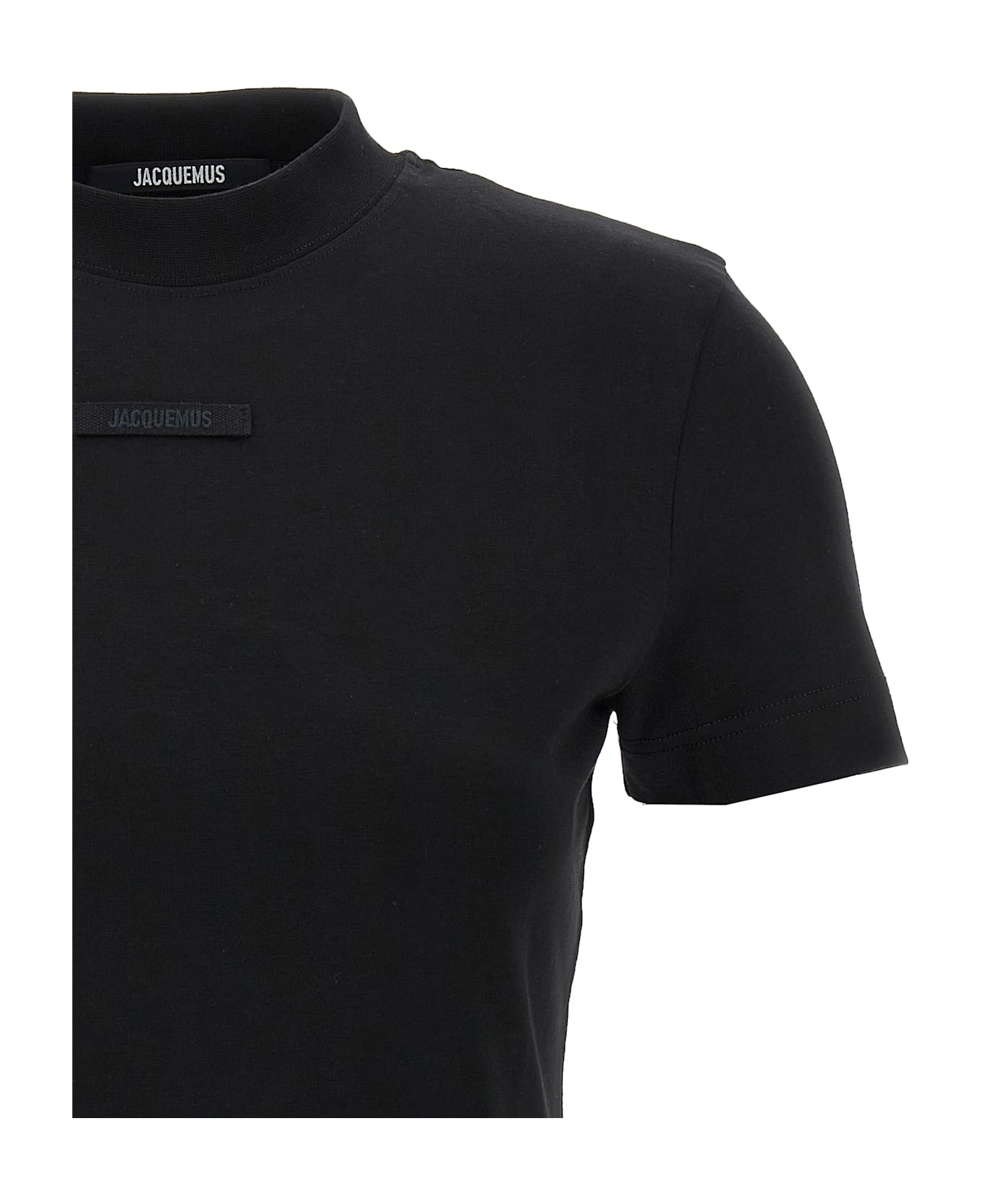 Jacquemus 
le T-shirt Gros-grain
 T-shirt - Black  