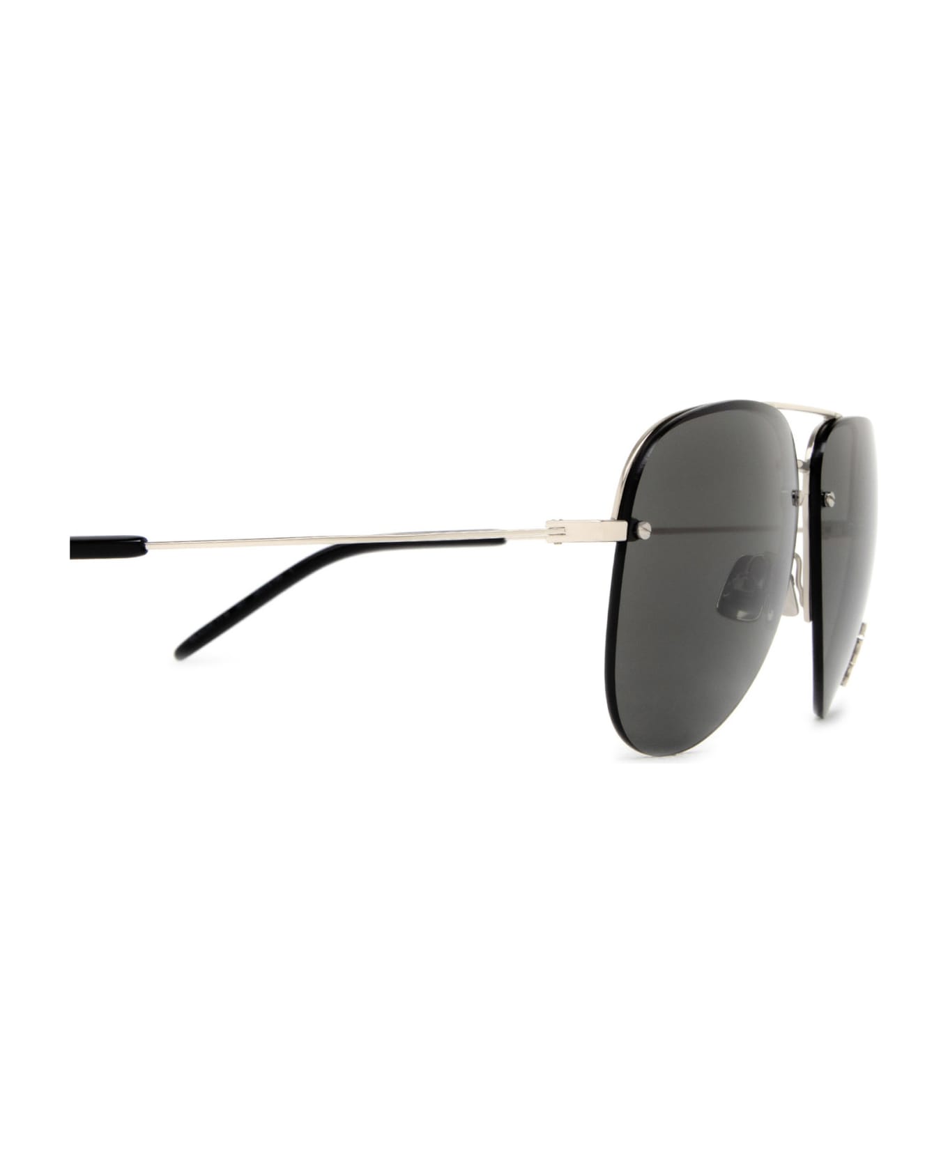 Saint Laurent Eyewear Classic 11 M Silver Sunglasses - Silver サングラス