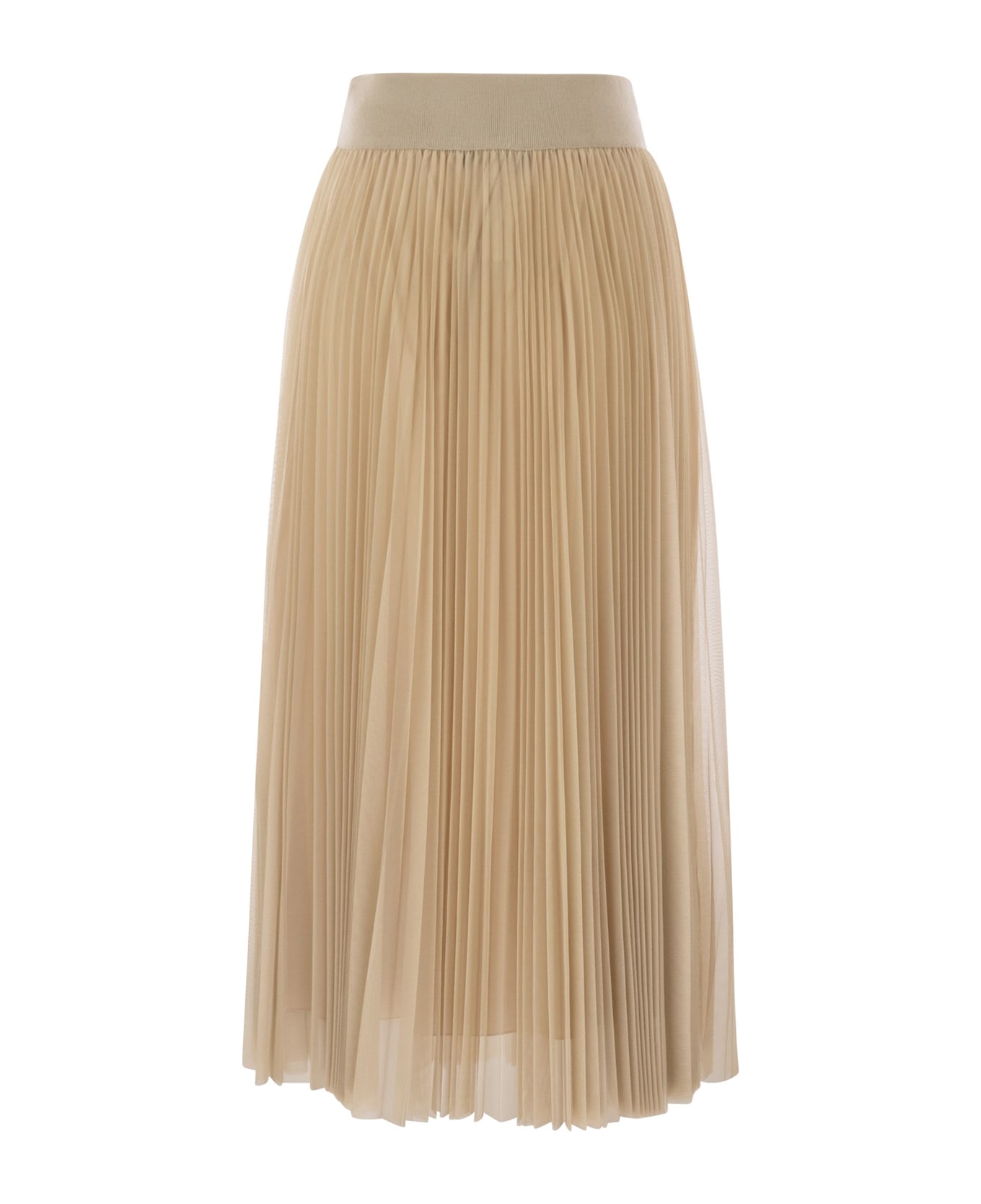 Fabiana Filippi Wide Tulle Skirt - Beige