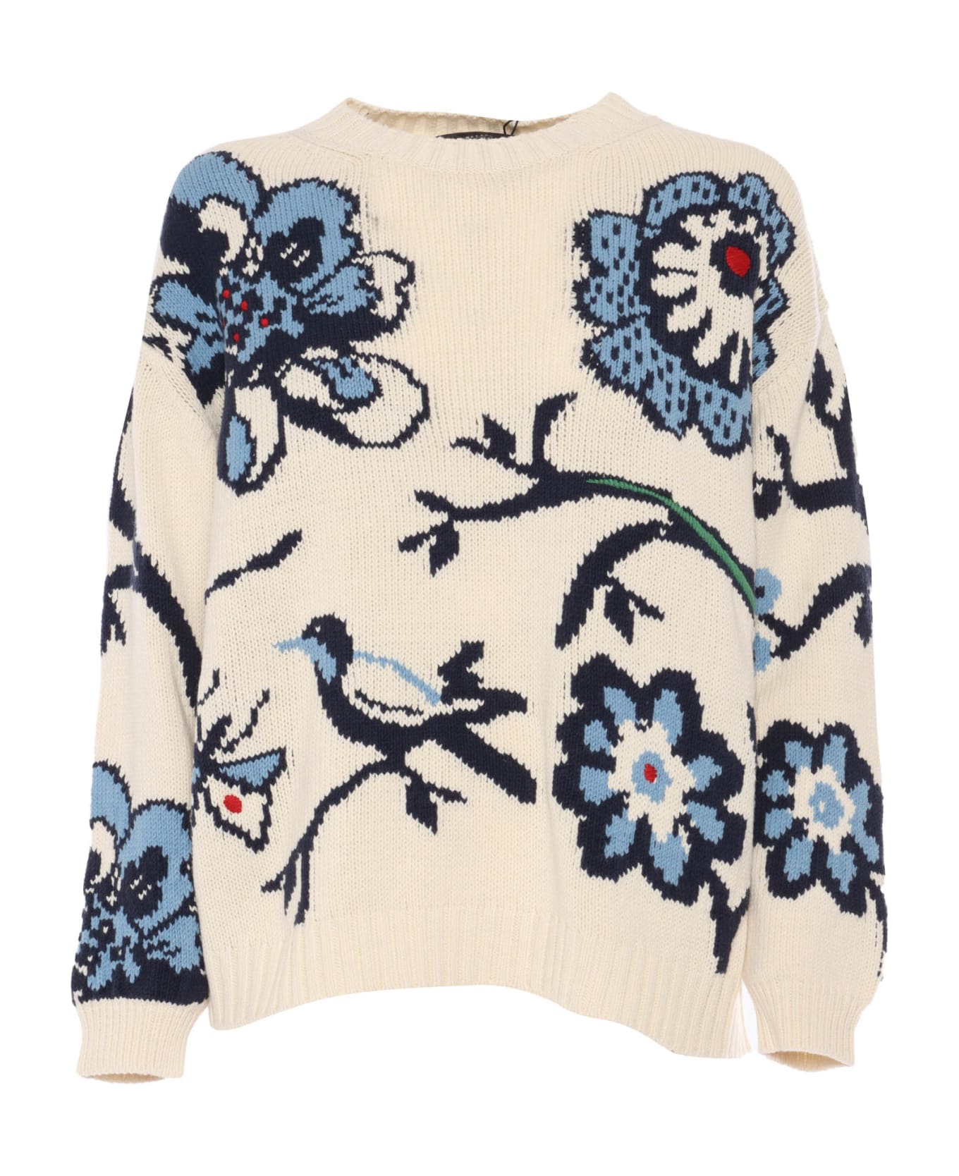 Weekend Max Mara Dolmen Crew Neck Sweater - MULTICOLOR