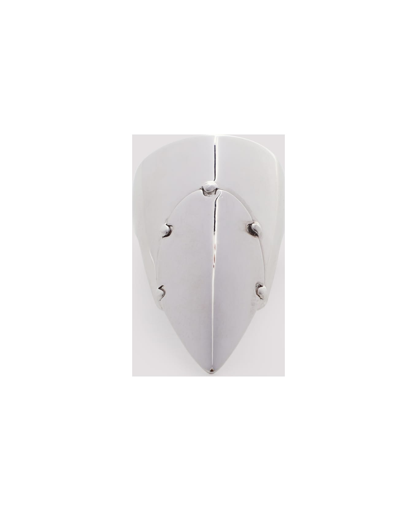 Jean Paul Gaultier Nail Ring - Silver