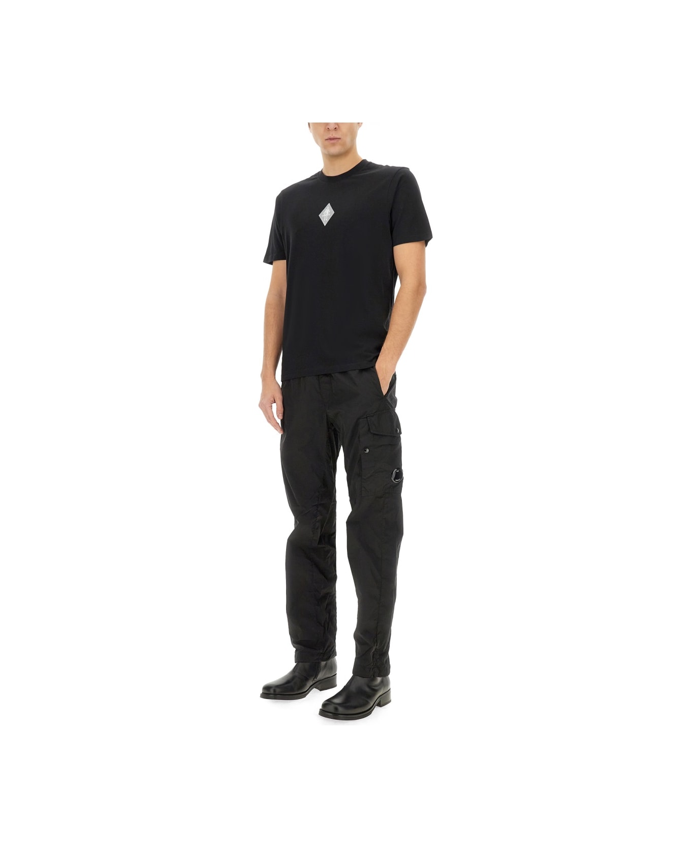 C.P. Company Jersey T-shirt - BLACK