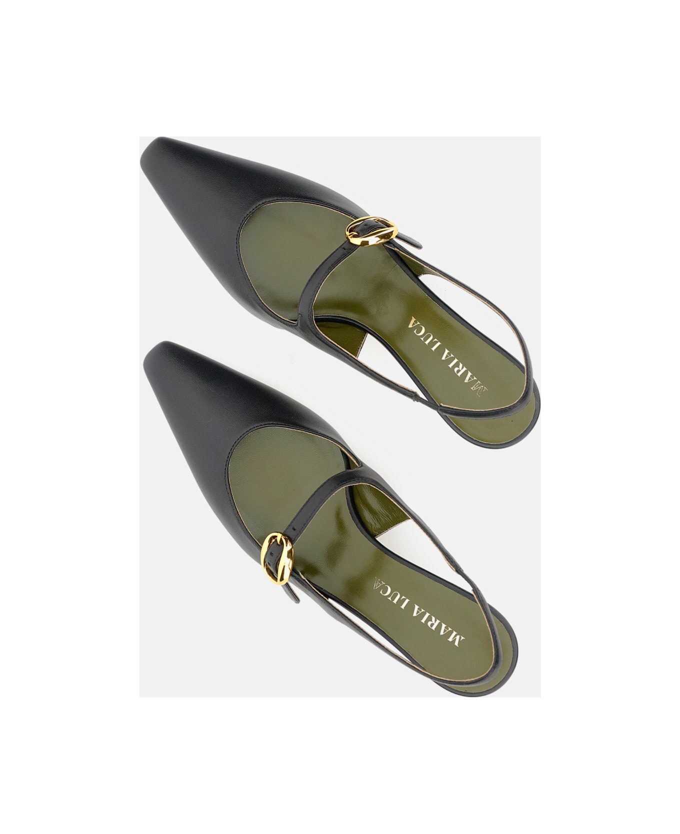 Maria Luca Natalia Sling Back - Black