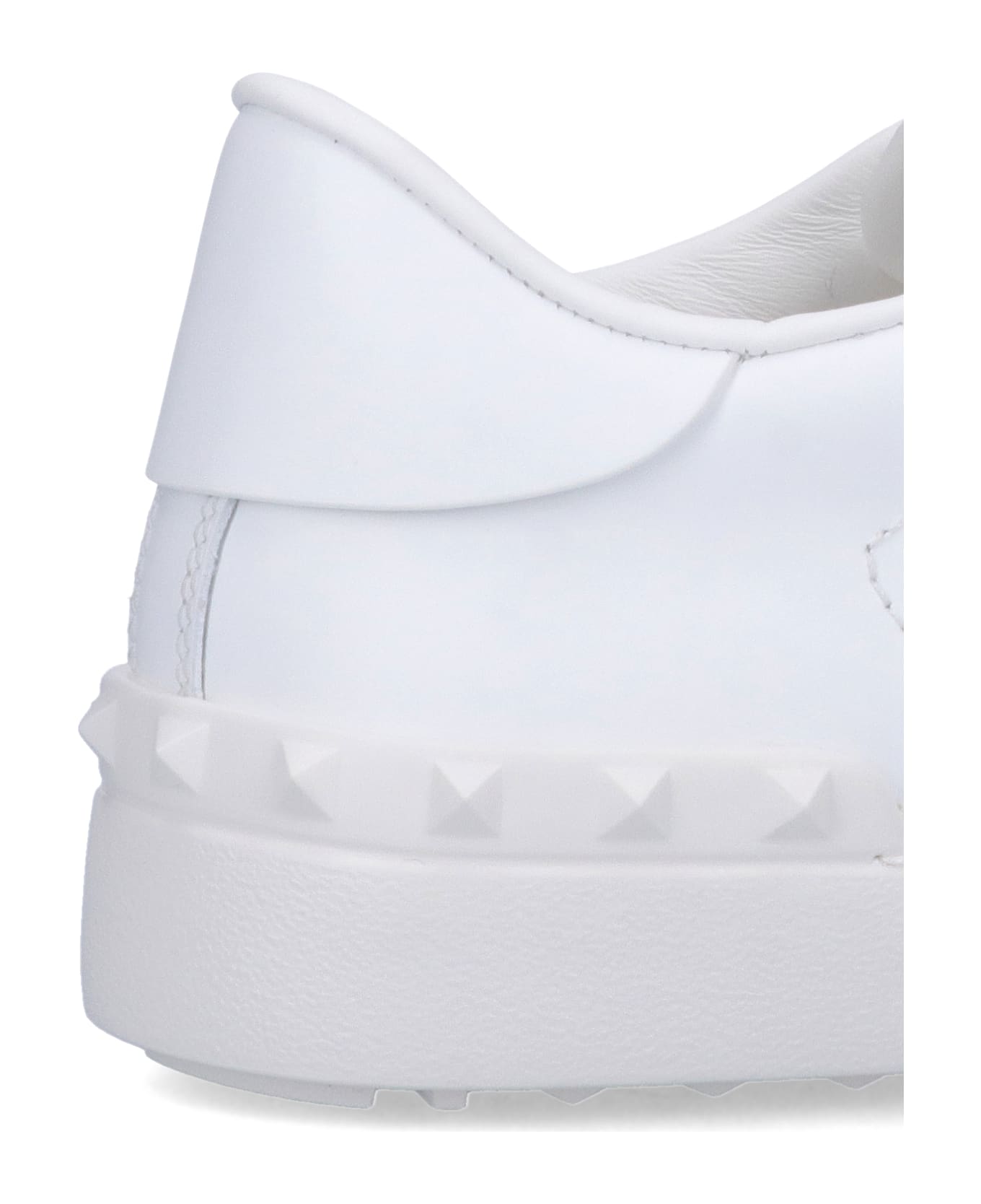 Valentino Garavani Garavani Rockstud Untitled Lace-up Sneakers - White