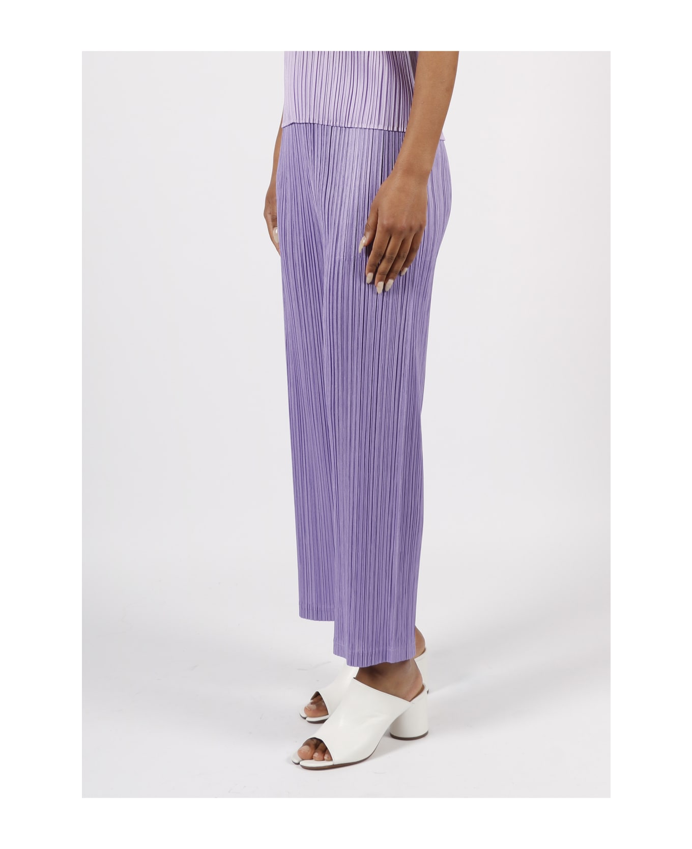 Pleats Please Issey Miyake Thicker Bottoms Trousers - PURPLE