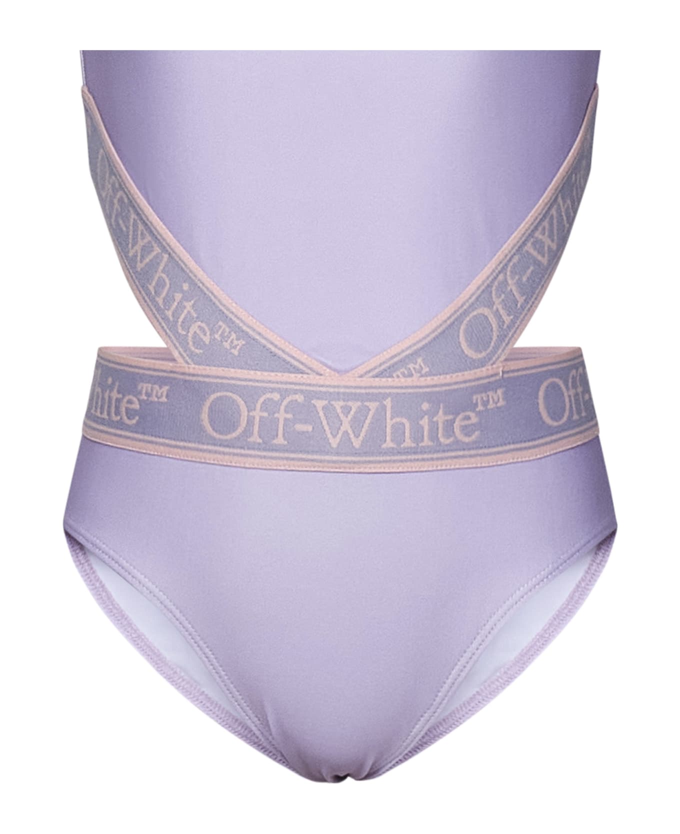 Off-White Swimsuit - Lilac