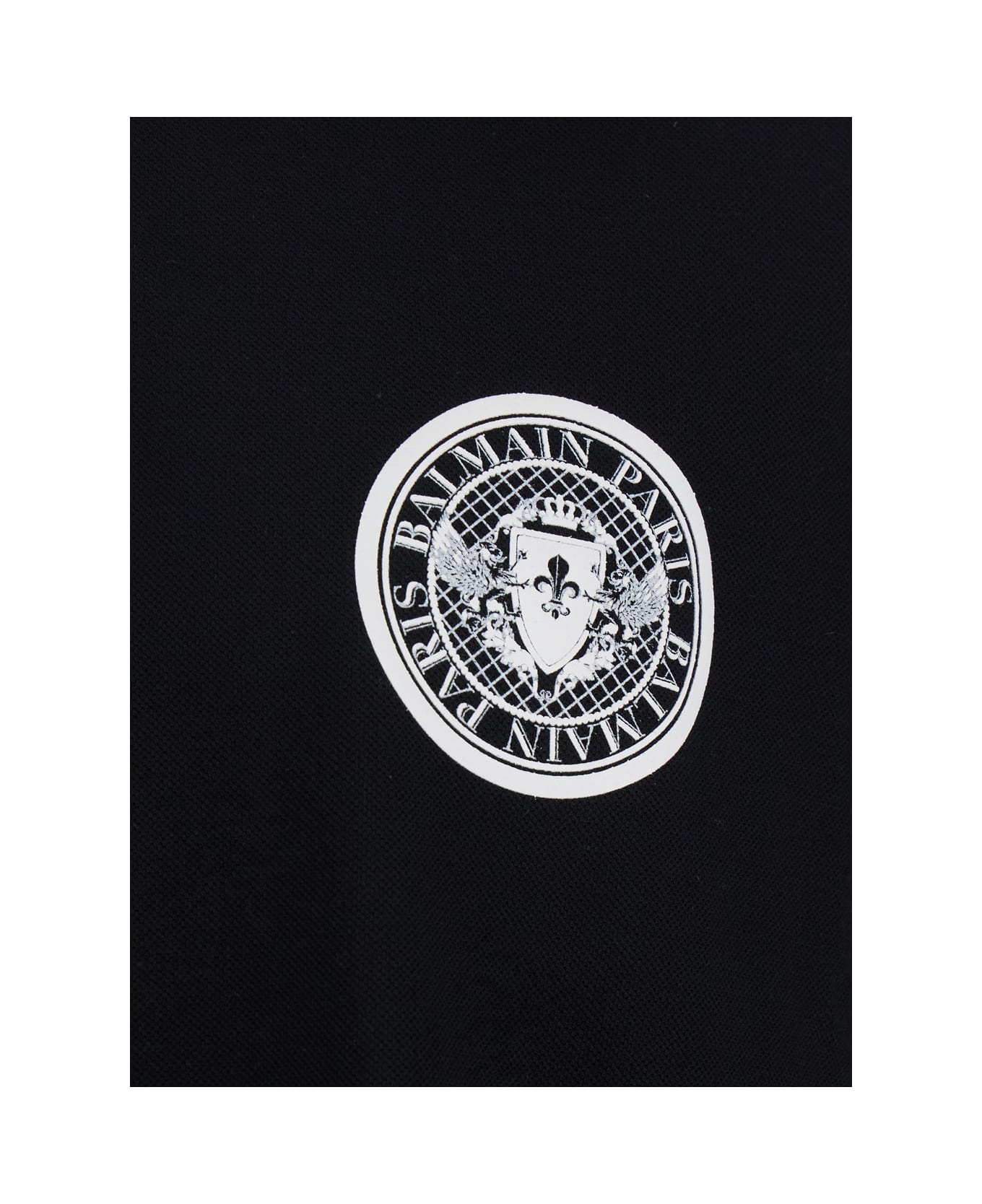 Balmain 
coin
 Polo Shirt - Black