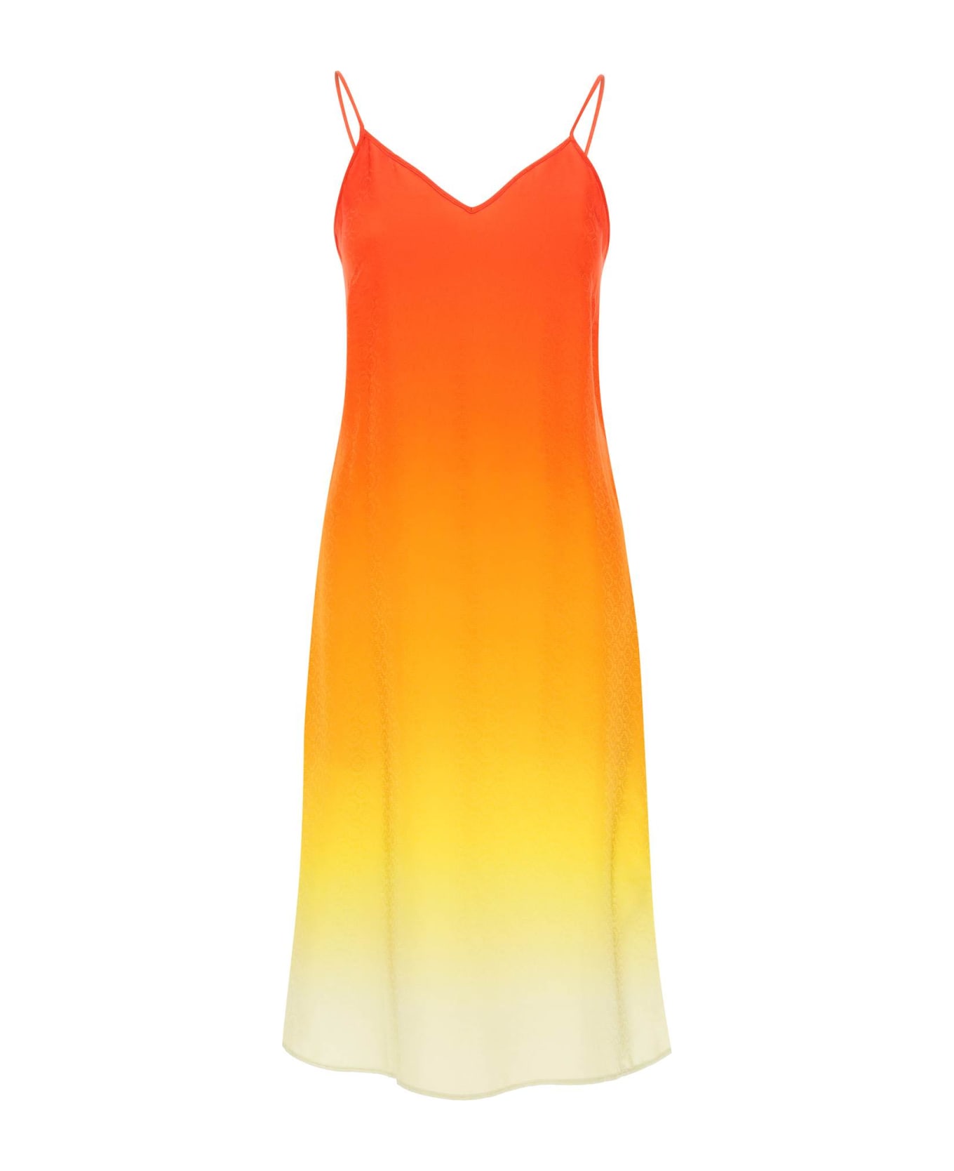 Casablanca Printed Silk Dress - Monogram Sunset Gradient ワンピース＆ドレス