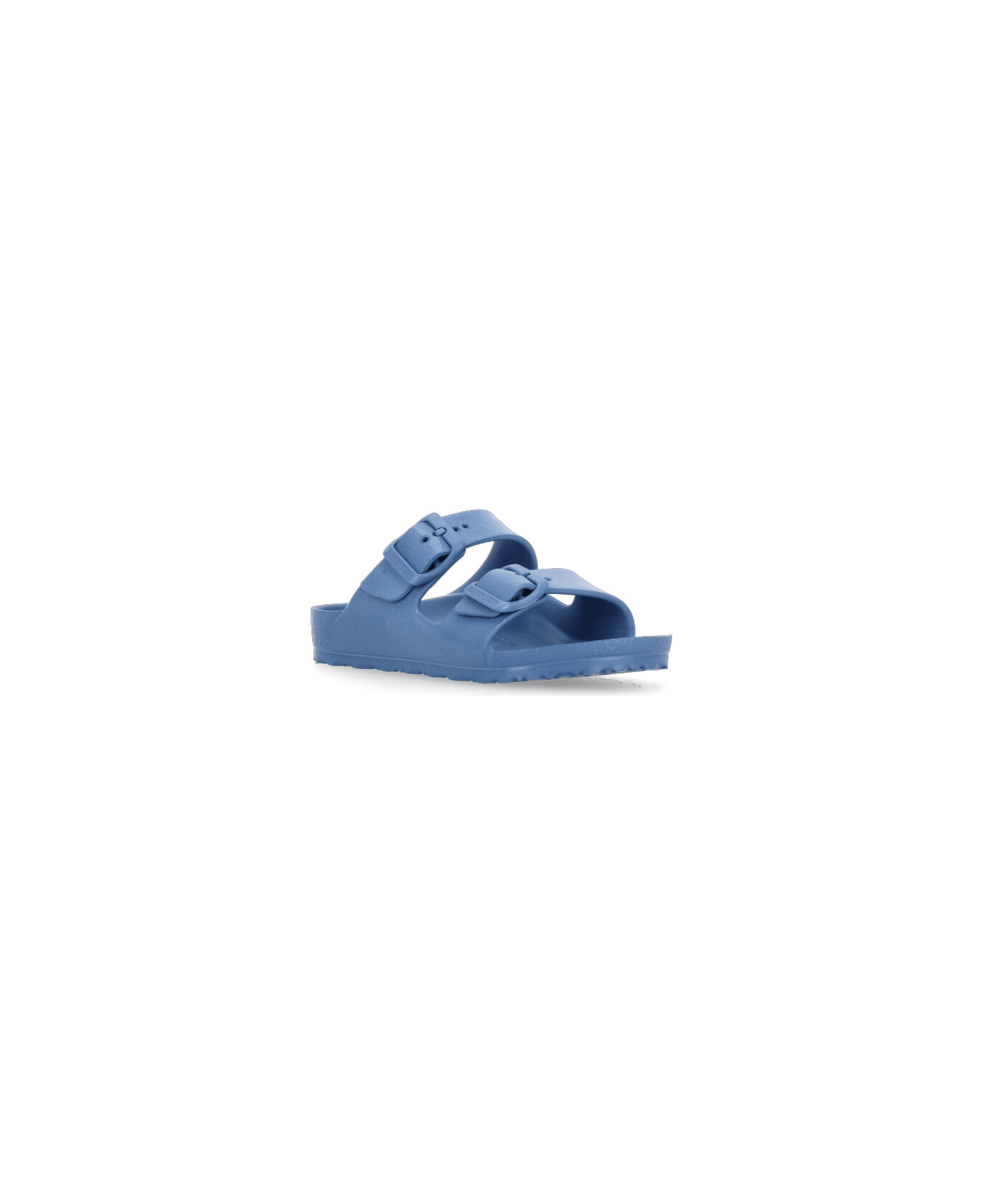 Birkenstock Slipper With Buckles - Light Blue