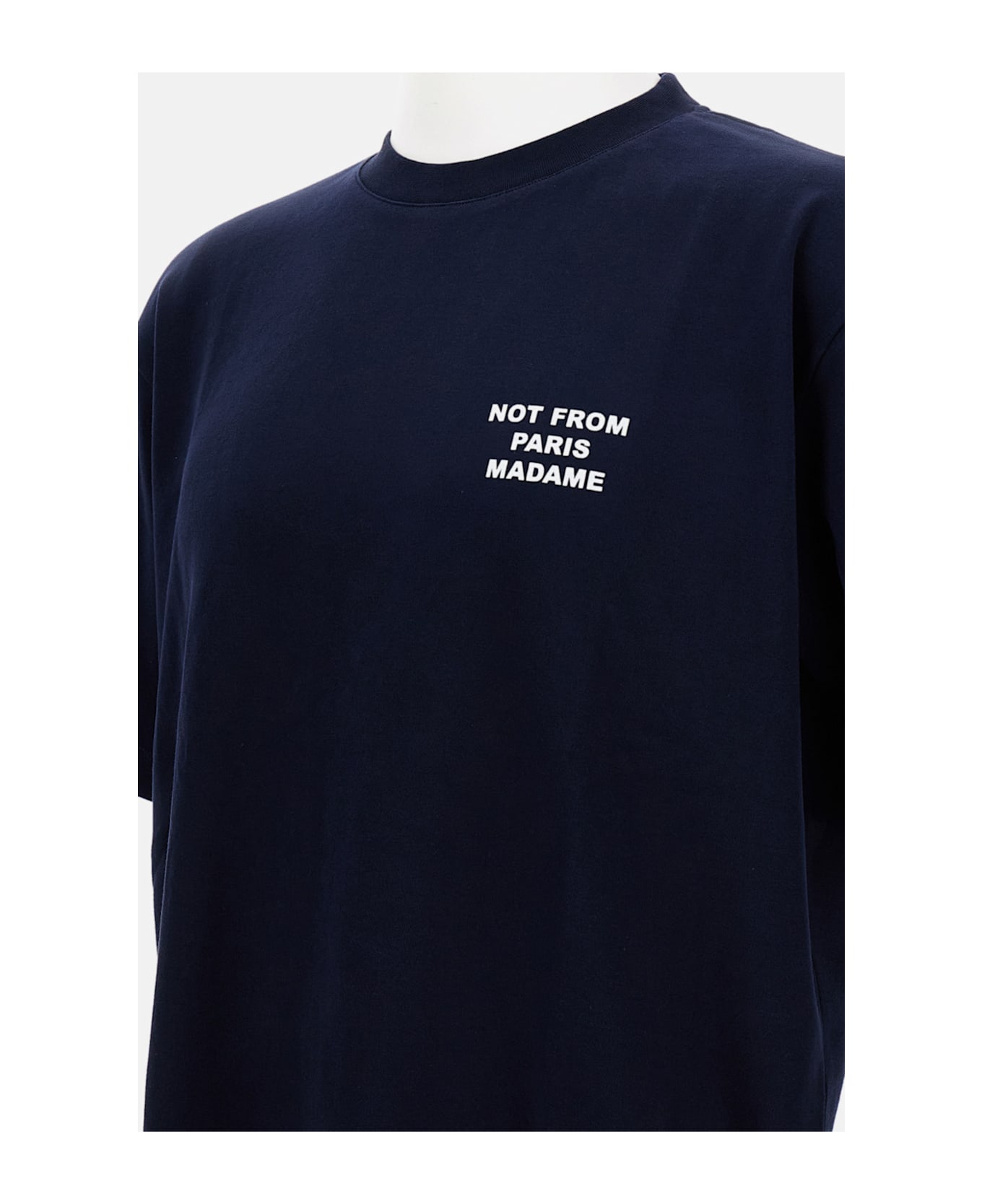 Drôle de Monsieur Men's Cotton T-shirts - Blue