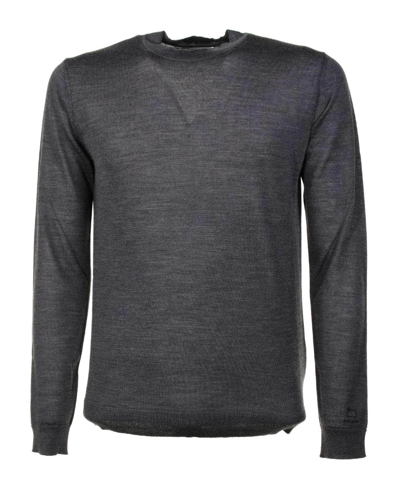 Woolrich Crewneck Sweater - CHARCOAL ニットウェア