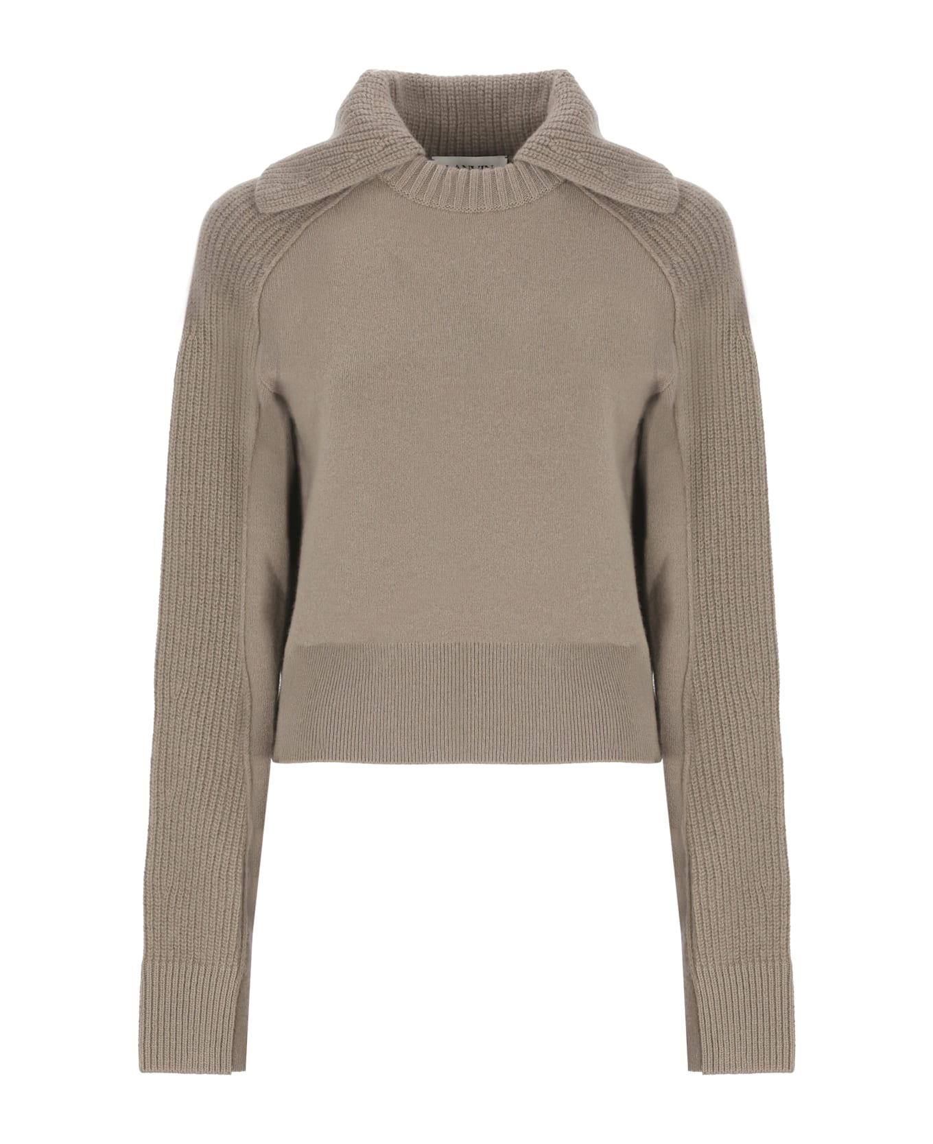 Lanvin Virgin Wool And Cashmere Sweater - Brown