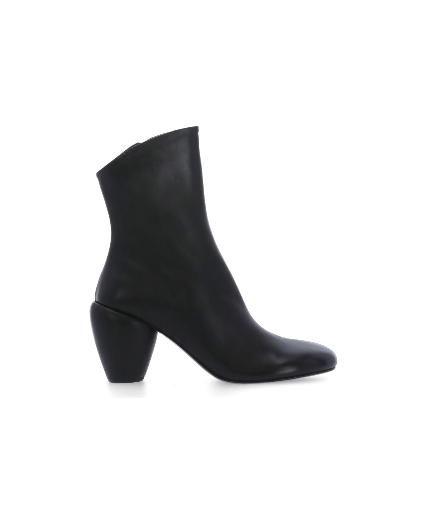 Marsell Leather Ankle Boots - Black