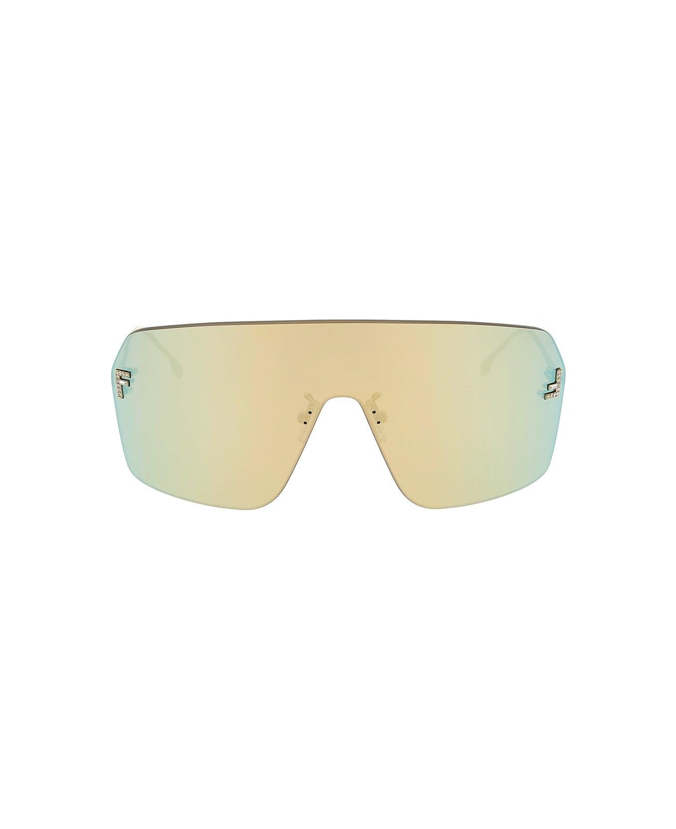 Fendi Oversized Frame Sunglasses - 30L - Yellow